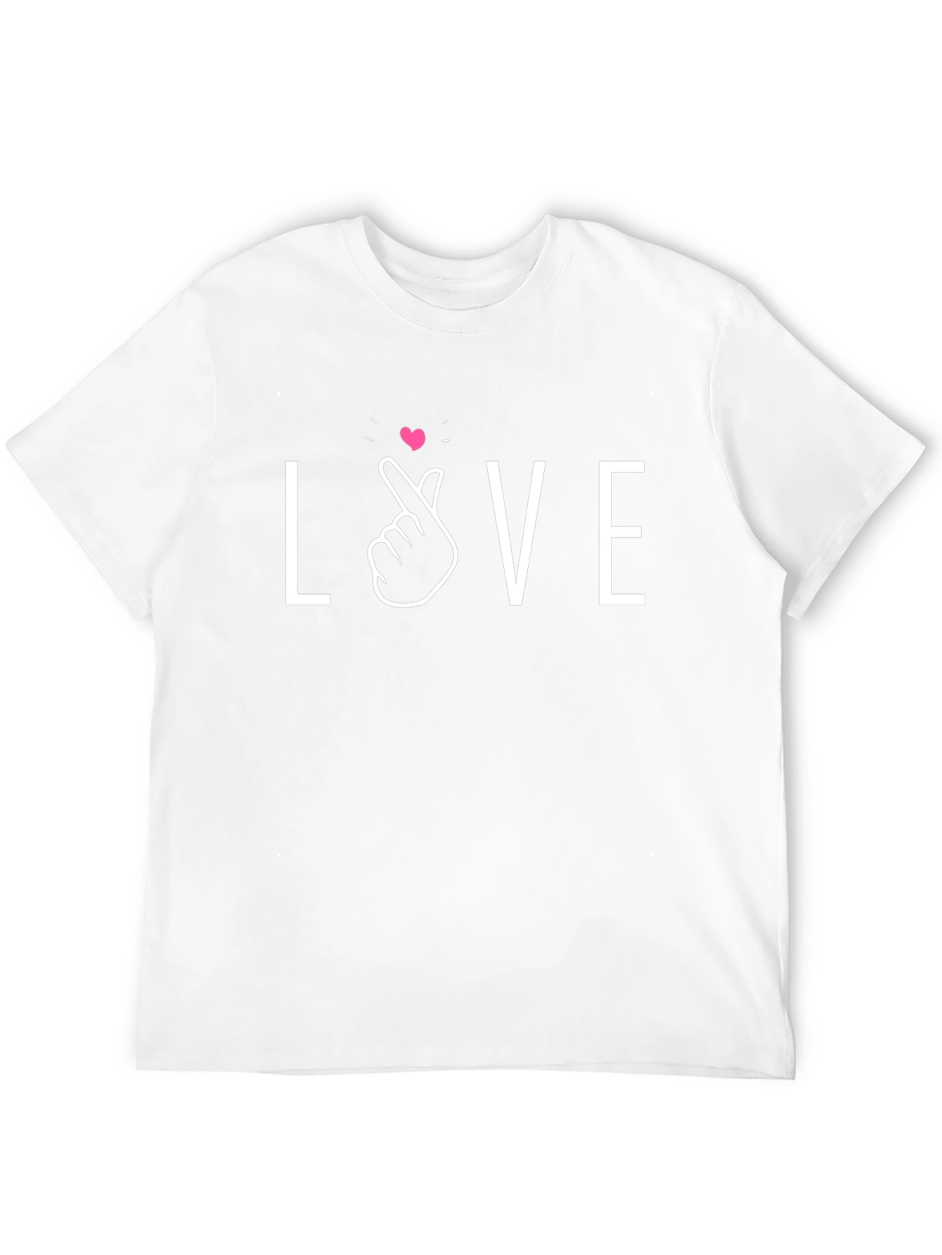 Black Love Gesture Graphic Tee - Trendy Black Shirt view 12