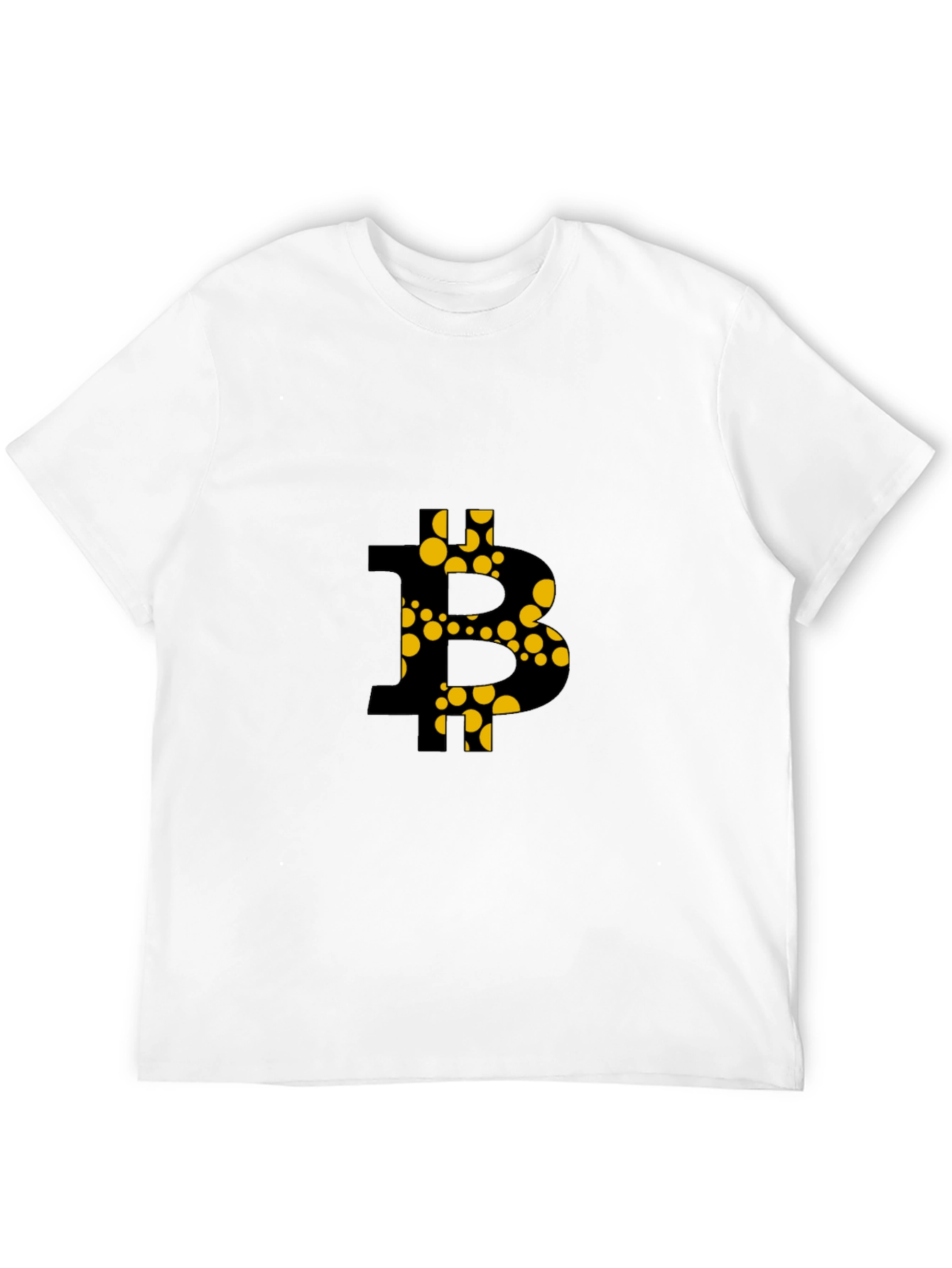 Black Bitcoin Graphic Tee - Black Crypto T-Shirt view 12
