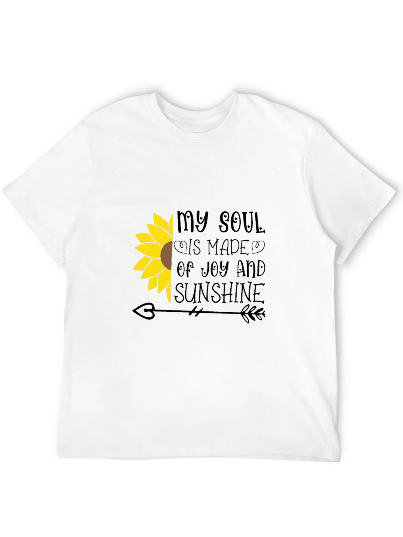 Black Sunflower Soul T-Shirt - Joy and Sunshine Tee view 12