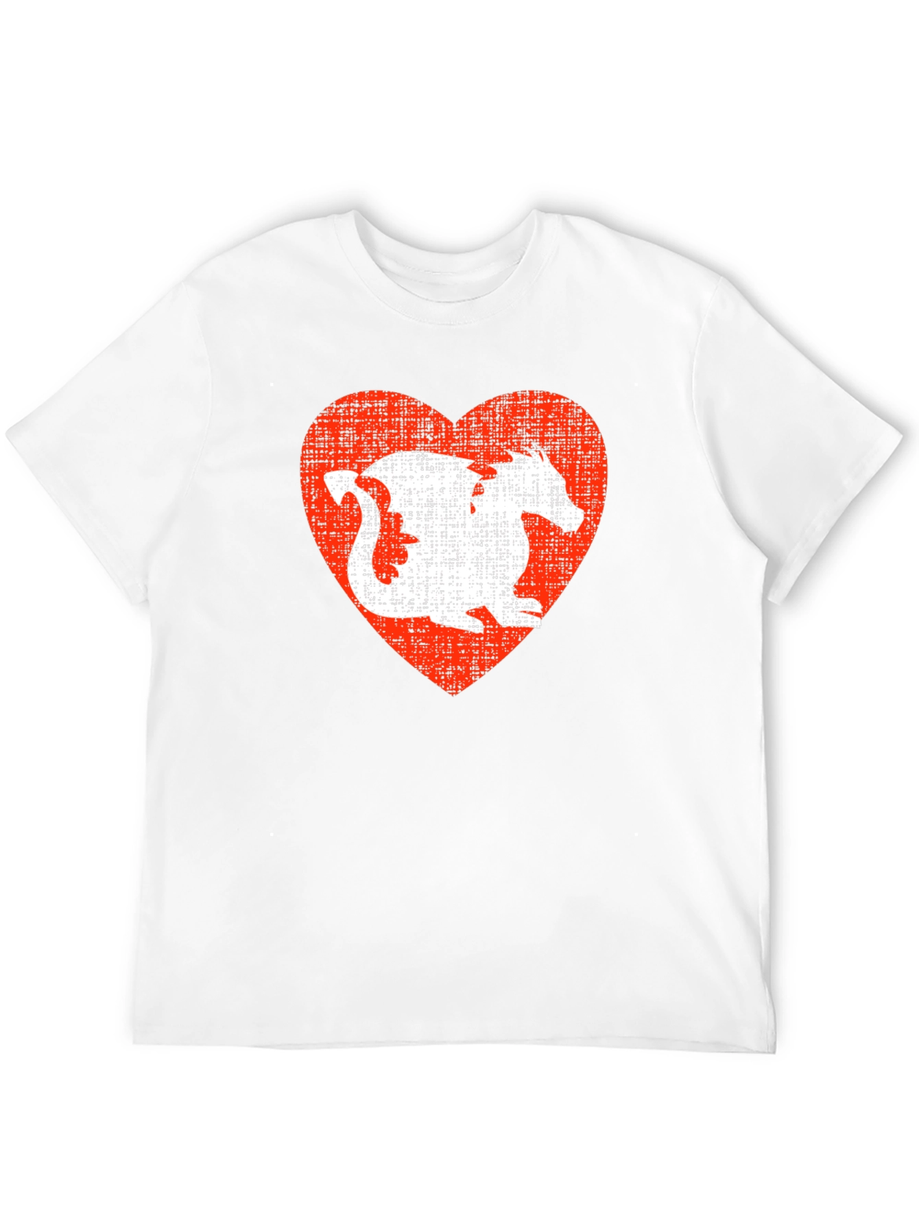 Black Dragon Heart Graphic Tee - Black Casual T-Shirt view 12