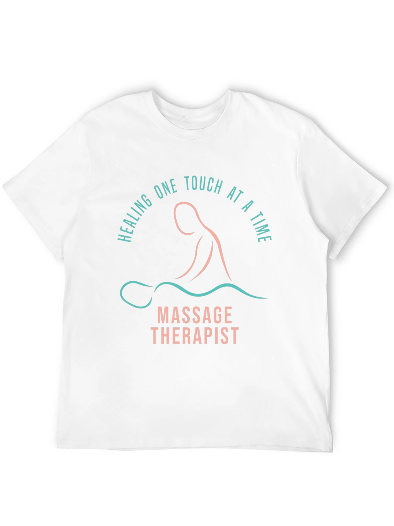 Black Massage Therapist Graphic T-Shirt view 12