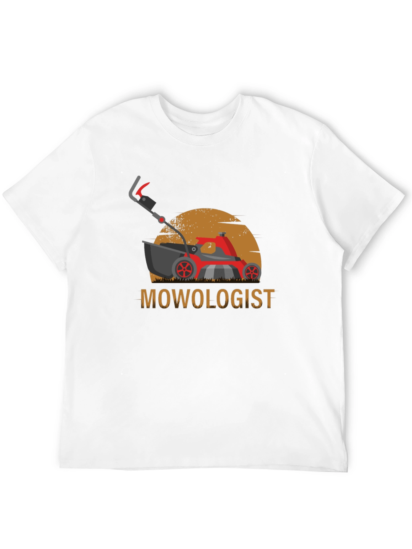 Black Mowologist T-Shirt: Lawn Mower Humor view 12