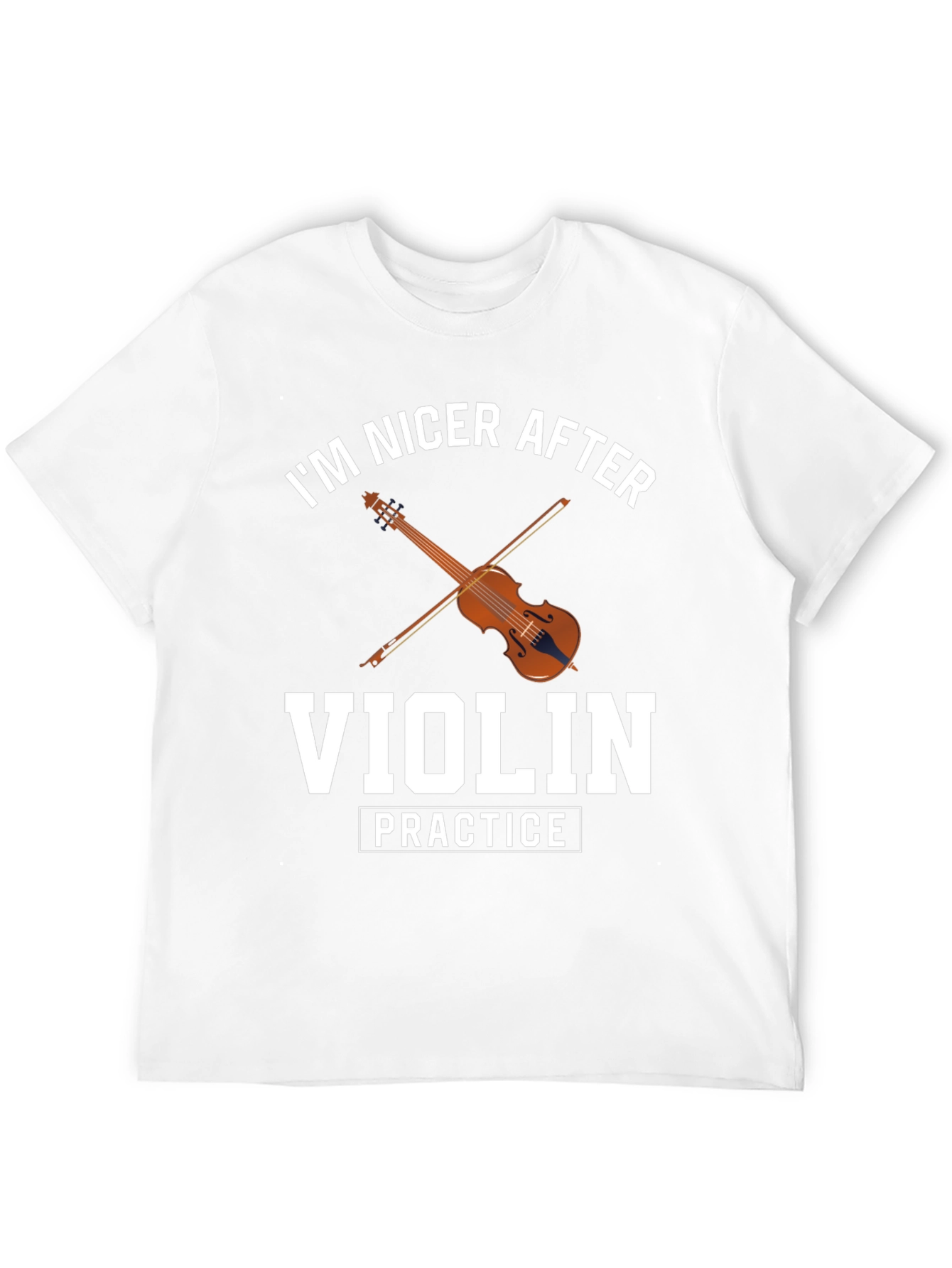 Black I'm Nicer After Violin Practice T-Shirt view 12