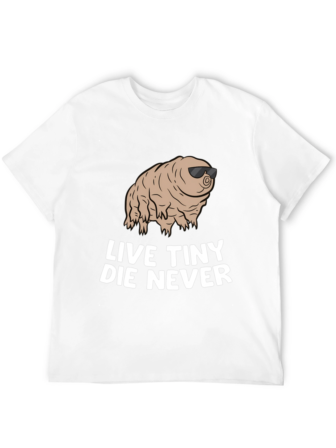 Black Live Tiny Die Never Funny Tardigrade T-Shirt view 12