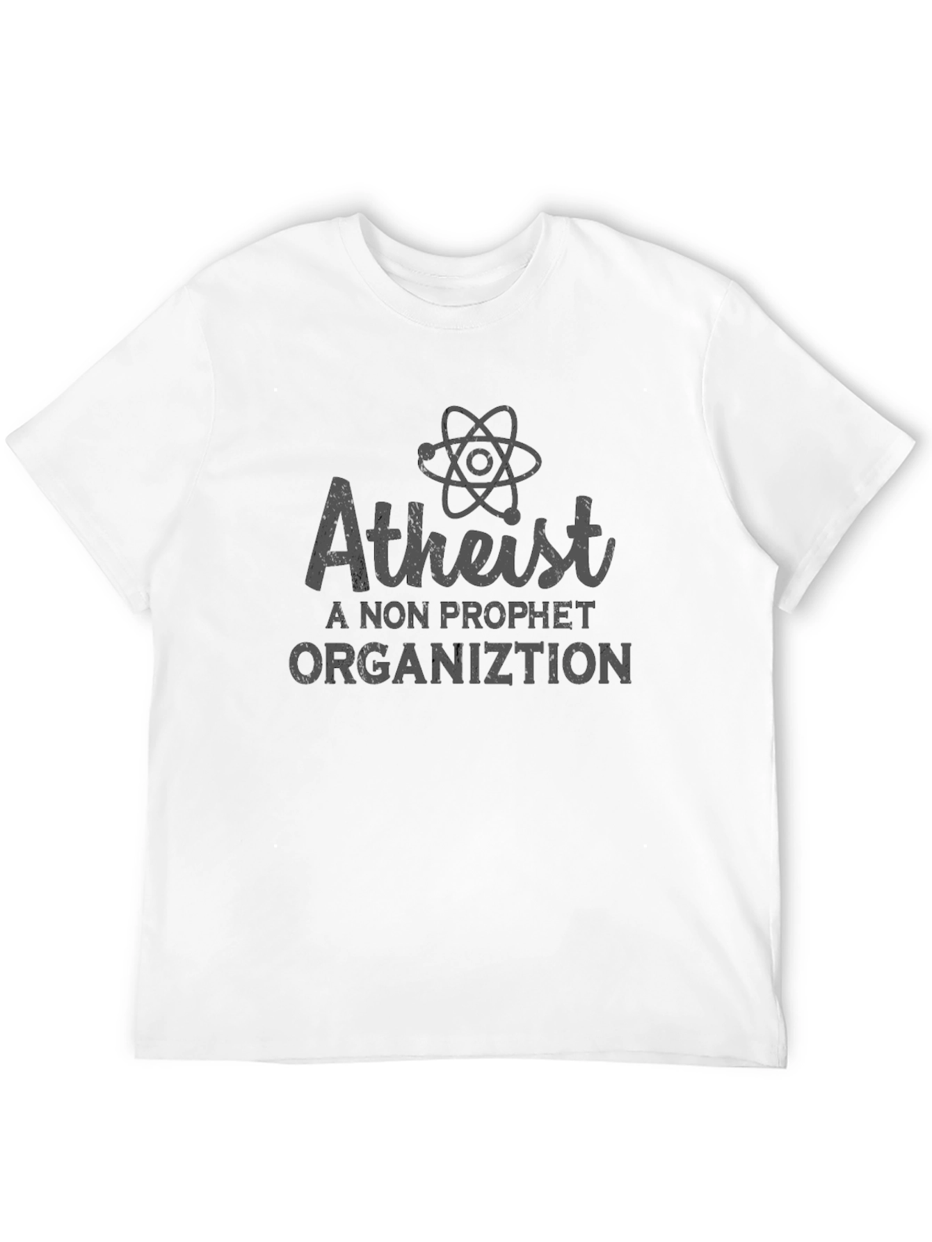 Black Atheist Non Profit Organization T-Shirt view 12