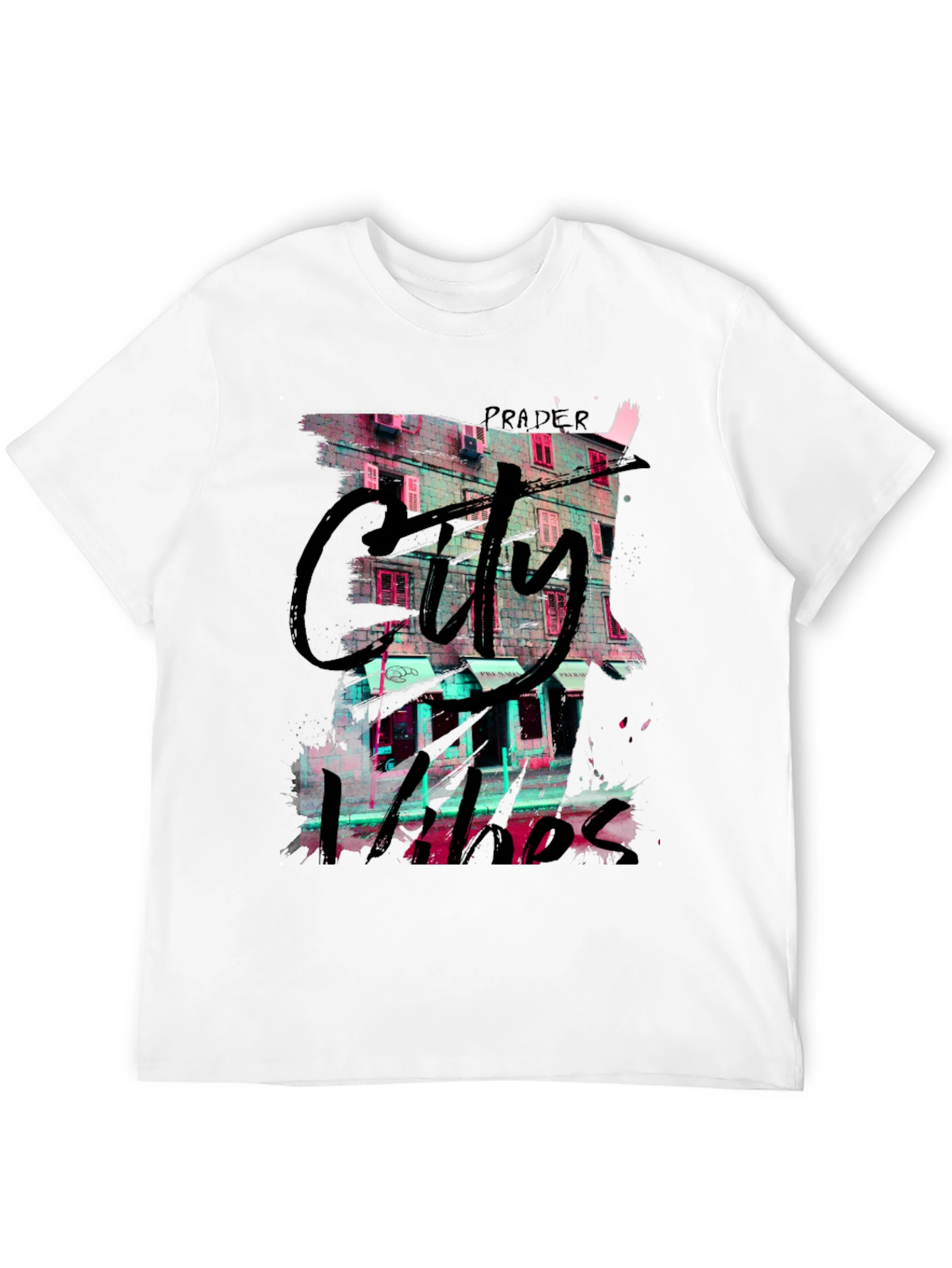 Black City Vibes Graphic T-Shirt - Black view 12