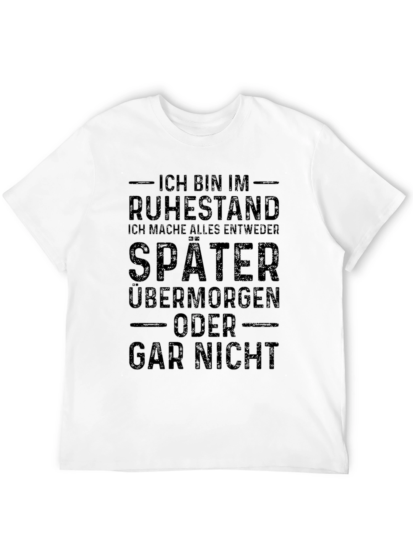 Black Funny Retirement T-Shirt - Ich Bin Im Ruhestand view 12