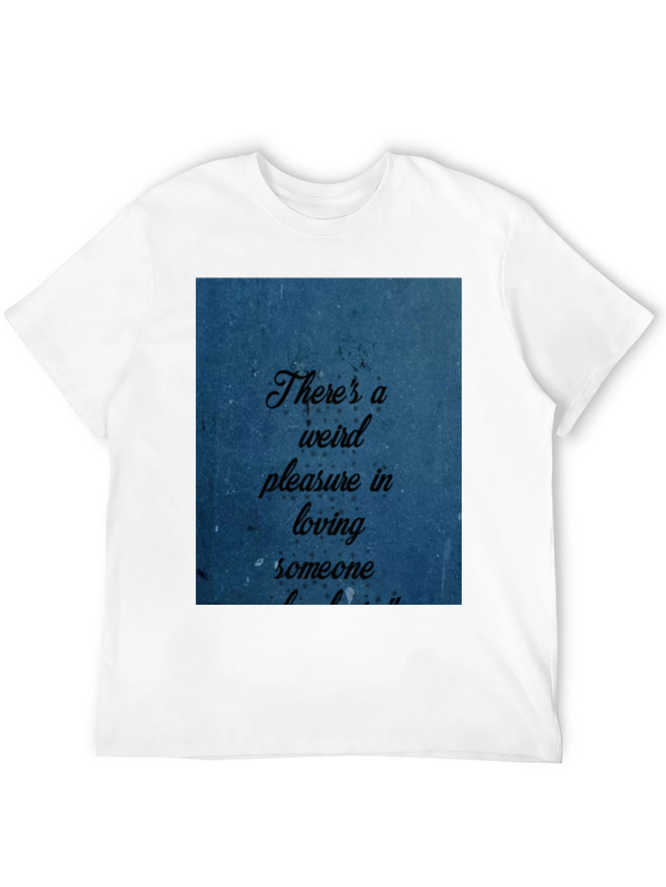 Black Weird Pleasure Graphic Tee view 12