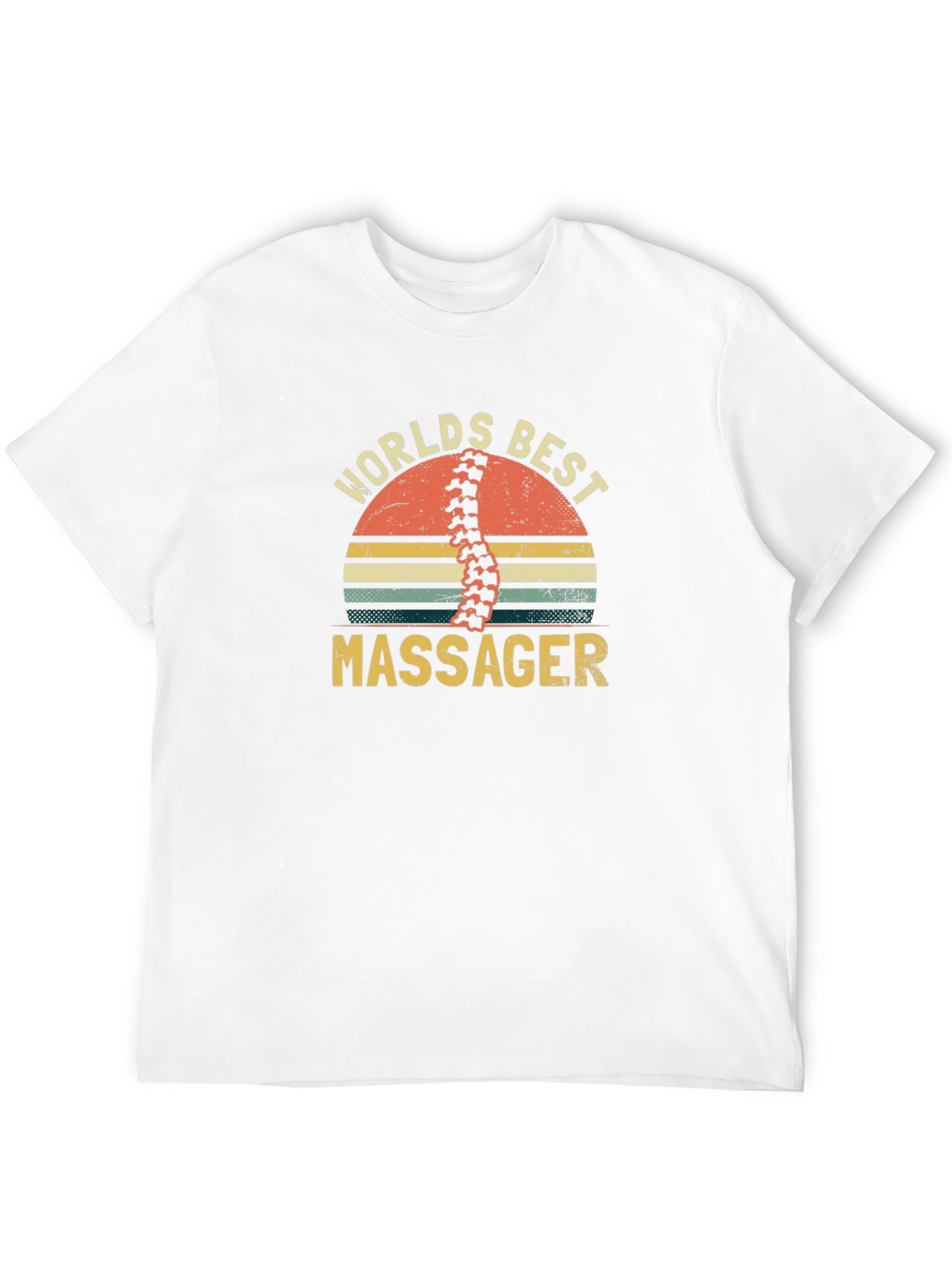 Black World's Best Massager Graphic T-Shirt view 12
