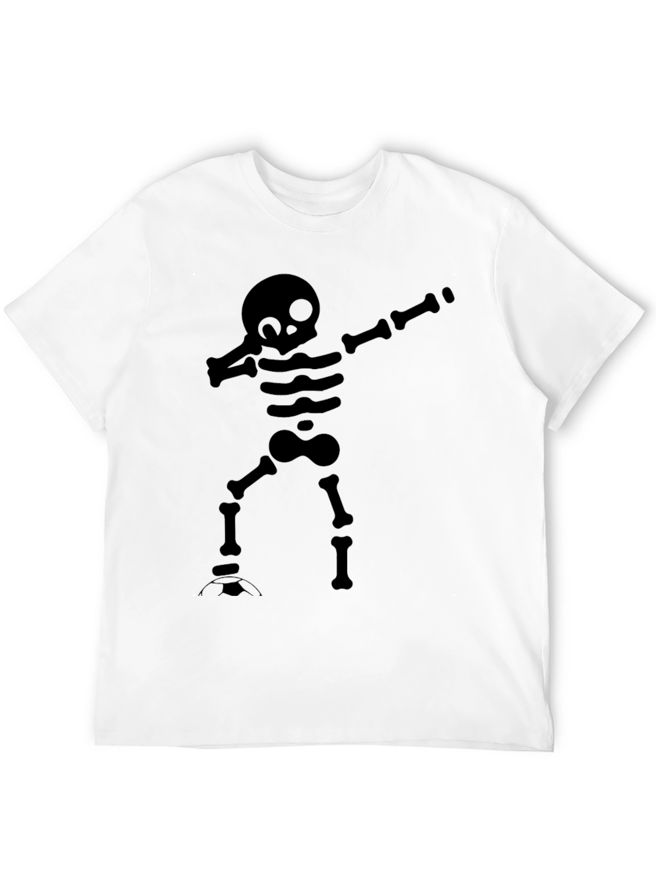 Black Skeleton Dab T-Shirt - Funny Halloween Tee view 12