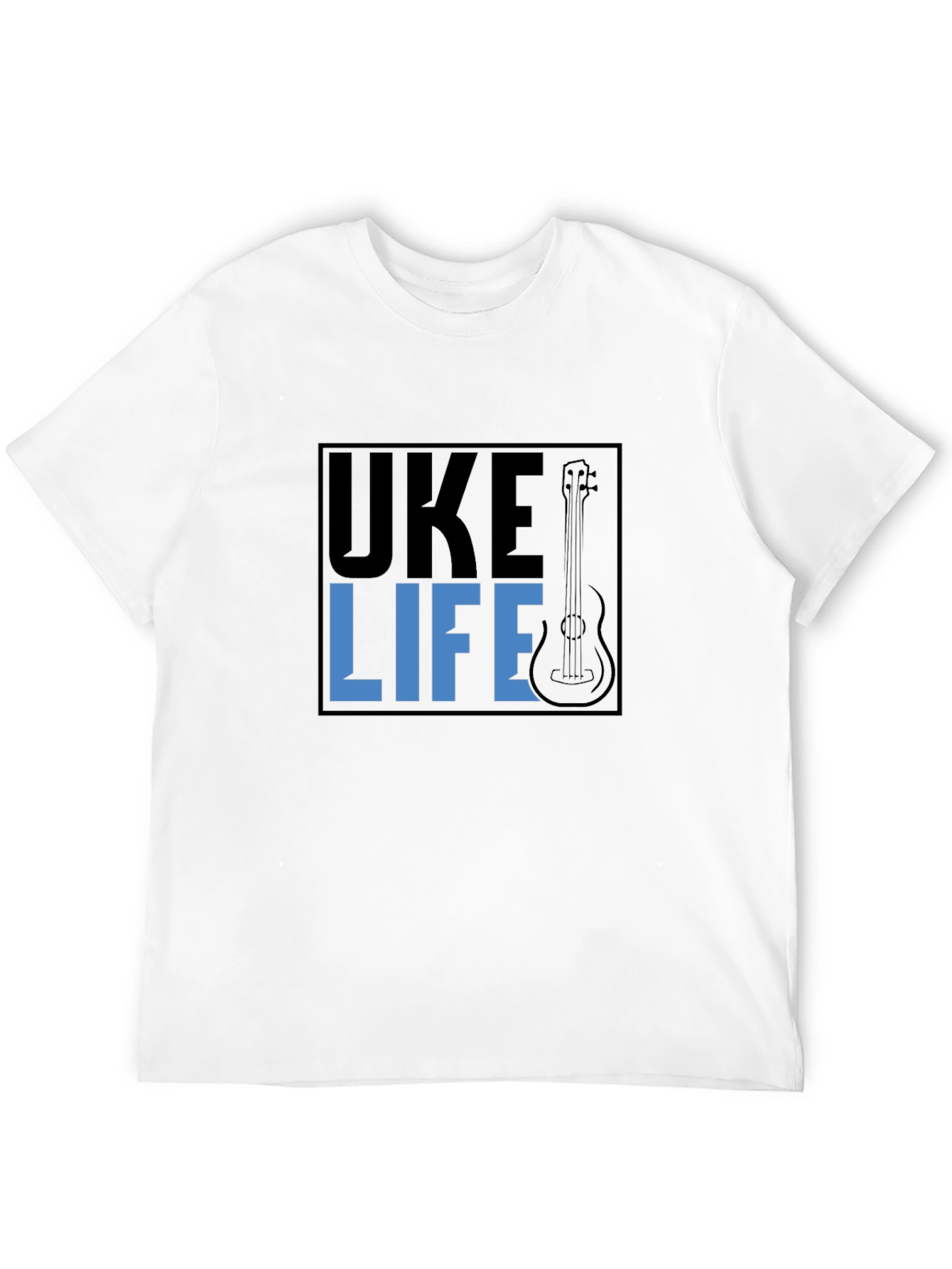 Black Uke Life Graphic T-Shirt - Ukulele Lover Tee view 12