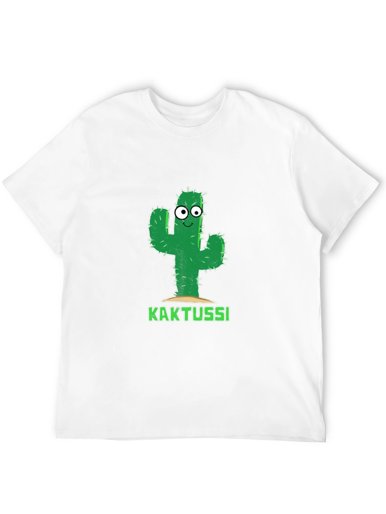 Black Funny Cactus T-Shirt - Kaktussi Design view 12