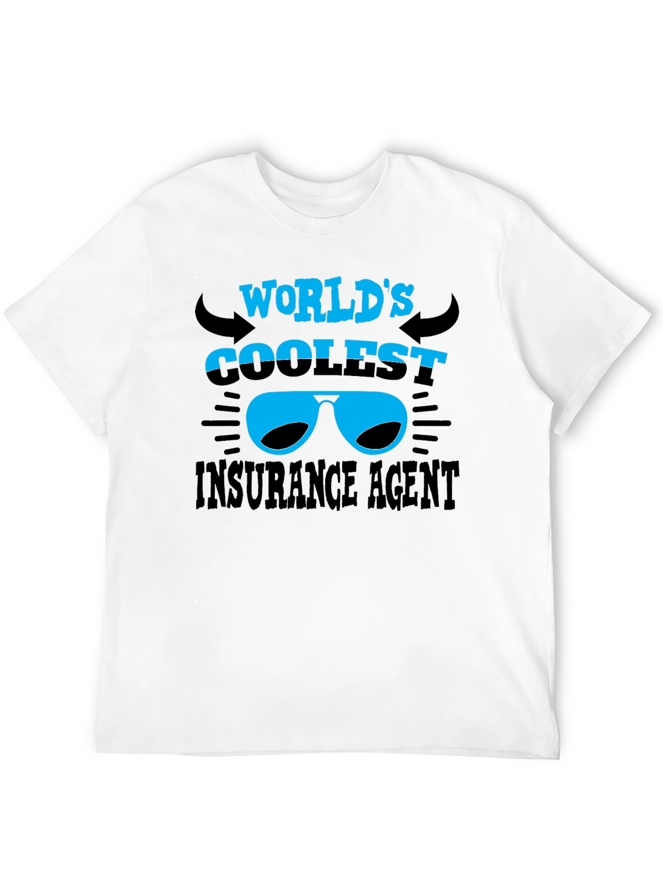 Black Coolest Insurance Agent T-Shirt view 12