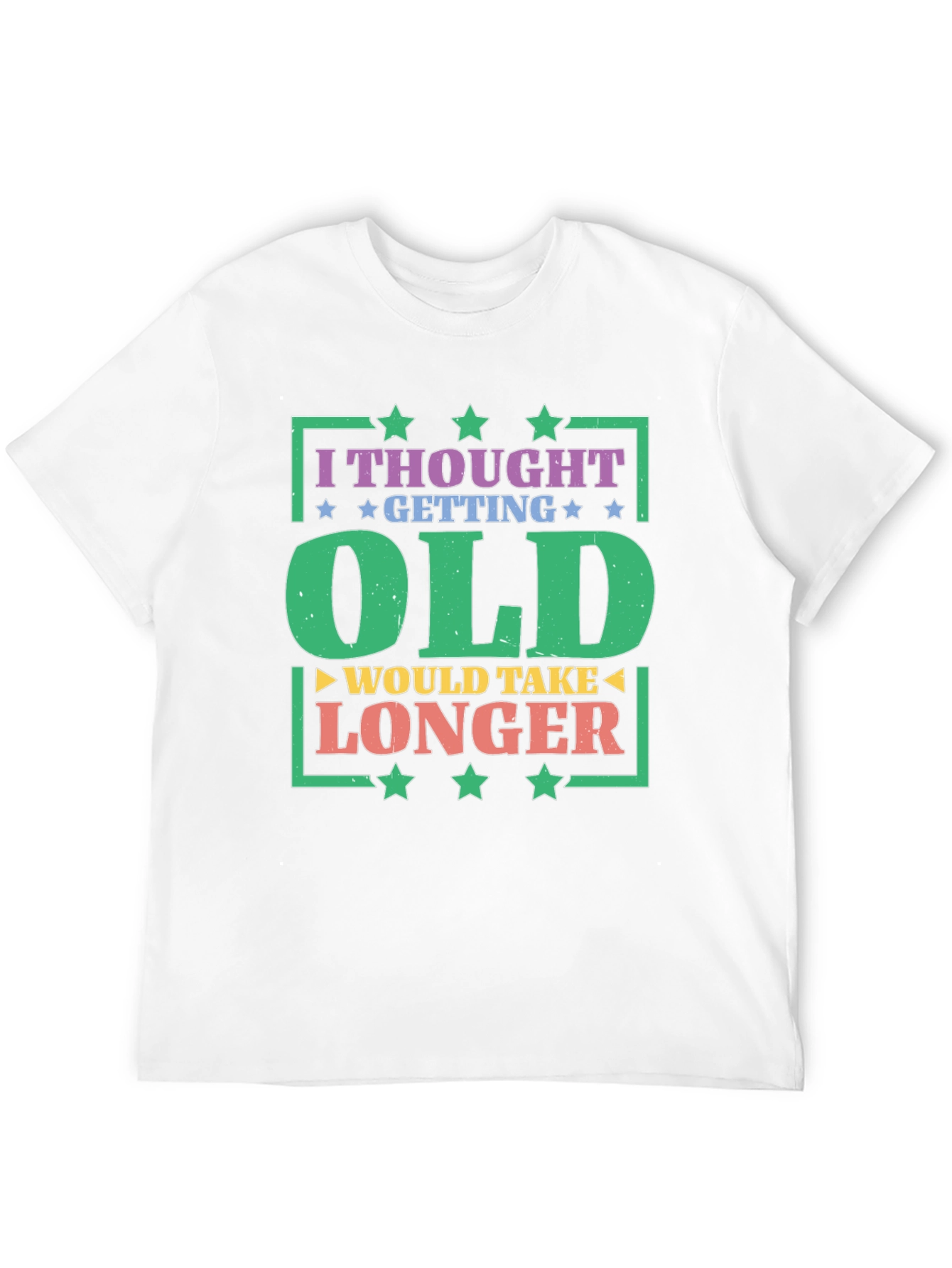 Black Funny Getting Old T-Shirt view 12