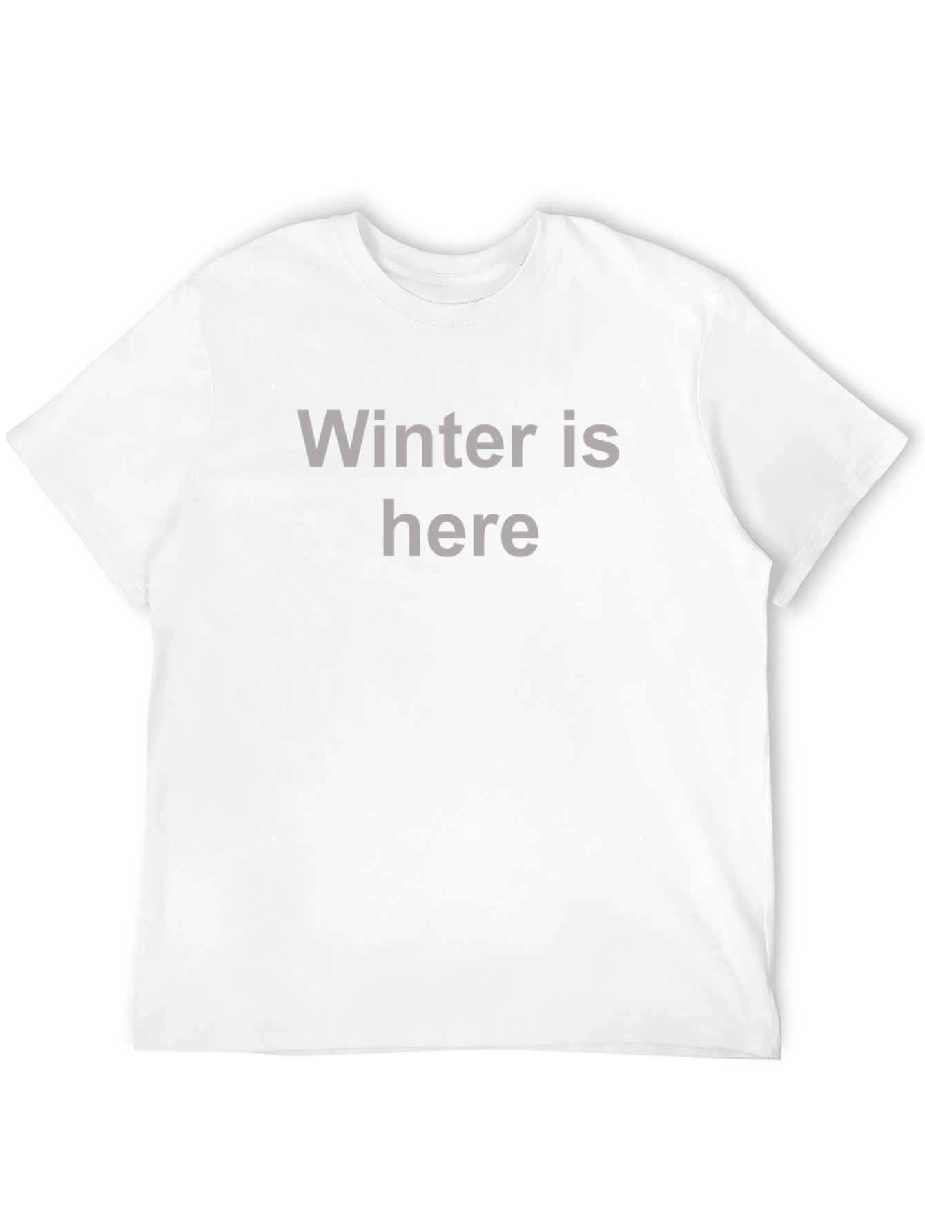 Black Winter Is Here Graphic Tee - Soft Cotton view 12