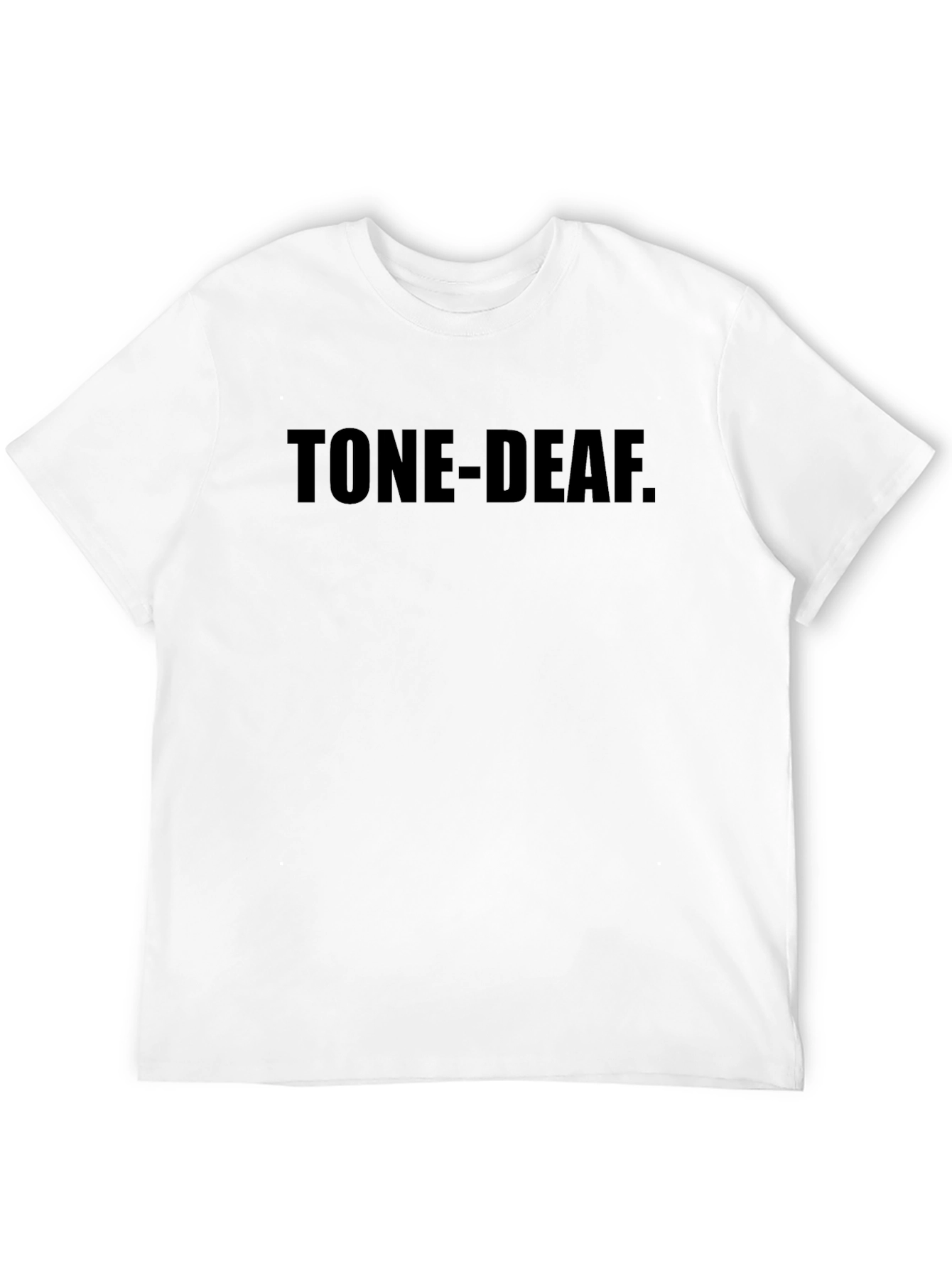 Black Tone-Deaf Black Graphic Tee - Casual Style view 12