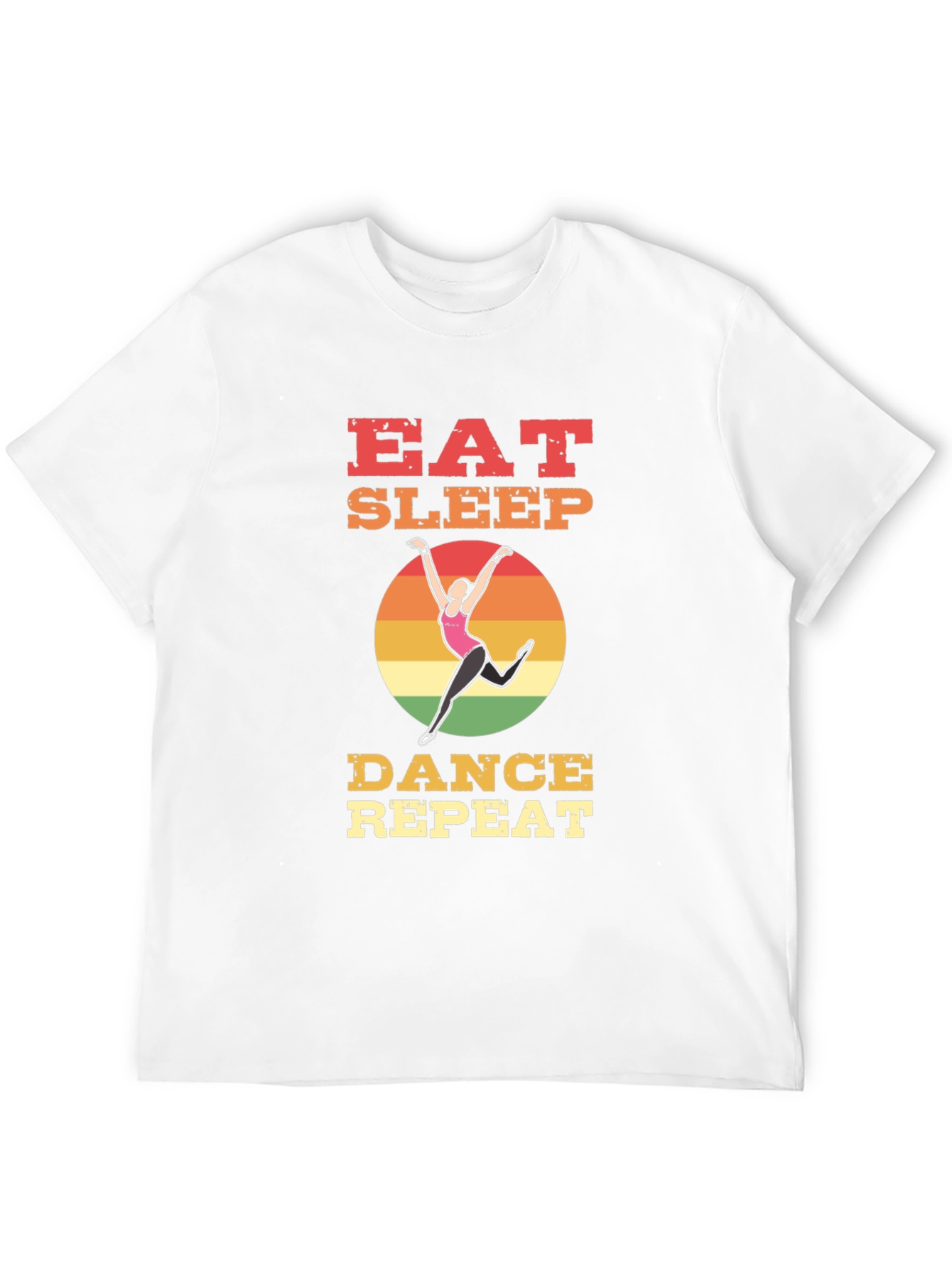 Black Eat Sleep Dance Repeat T-Shirt - Dancer's Life view 12
