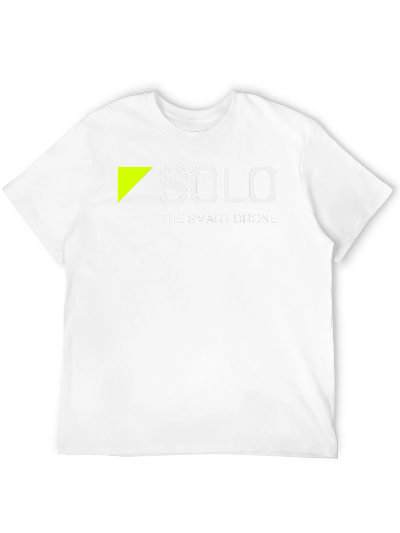 Black Solo: The Smart Drone T-Shirt - Black Cotton view 12