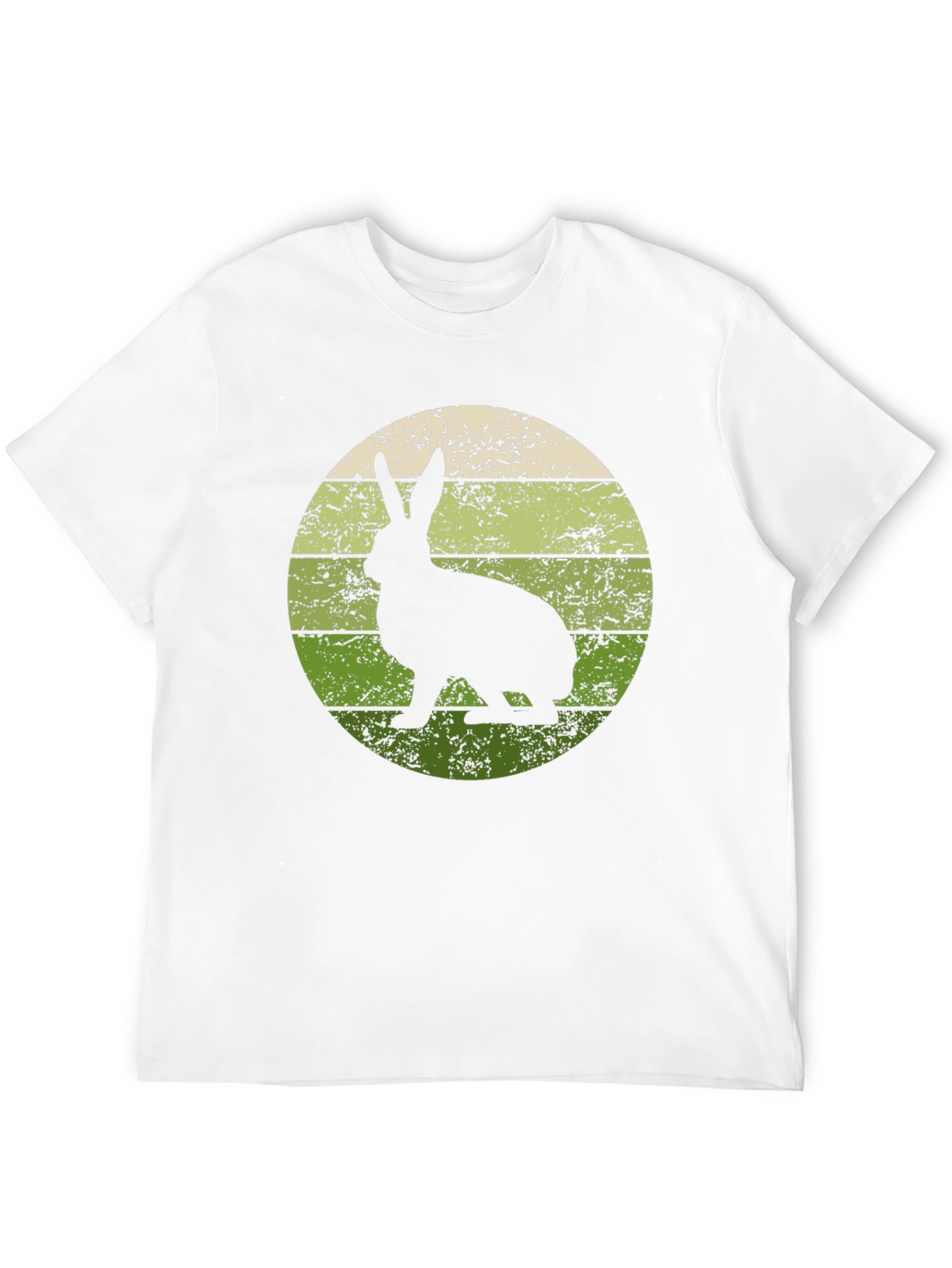 Black Retro Rabbit Graphic Tee - Vintage Style view 12