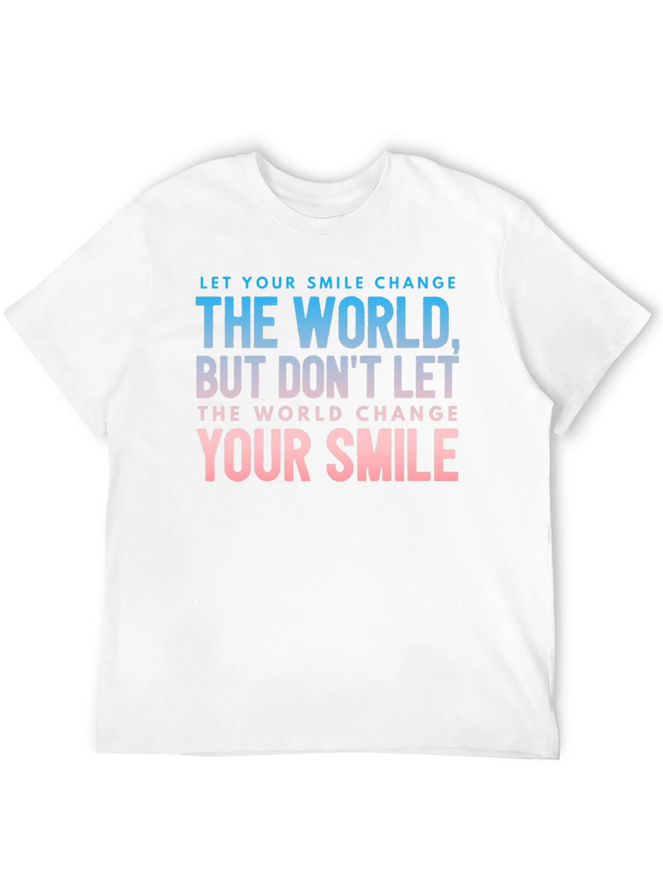 Black Smile Change The World Graphic T-Shirt view 12