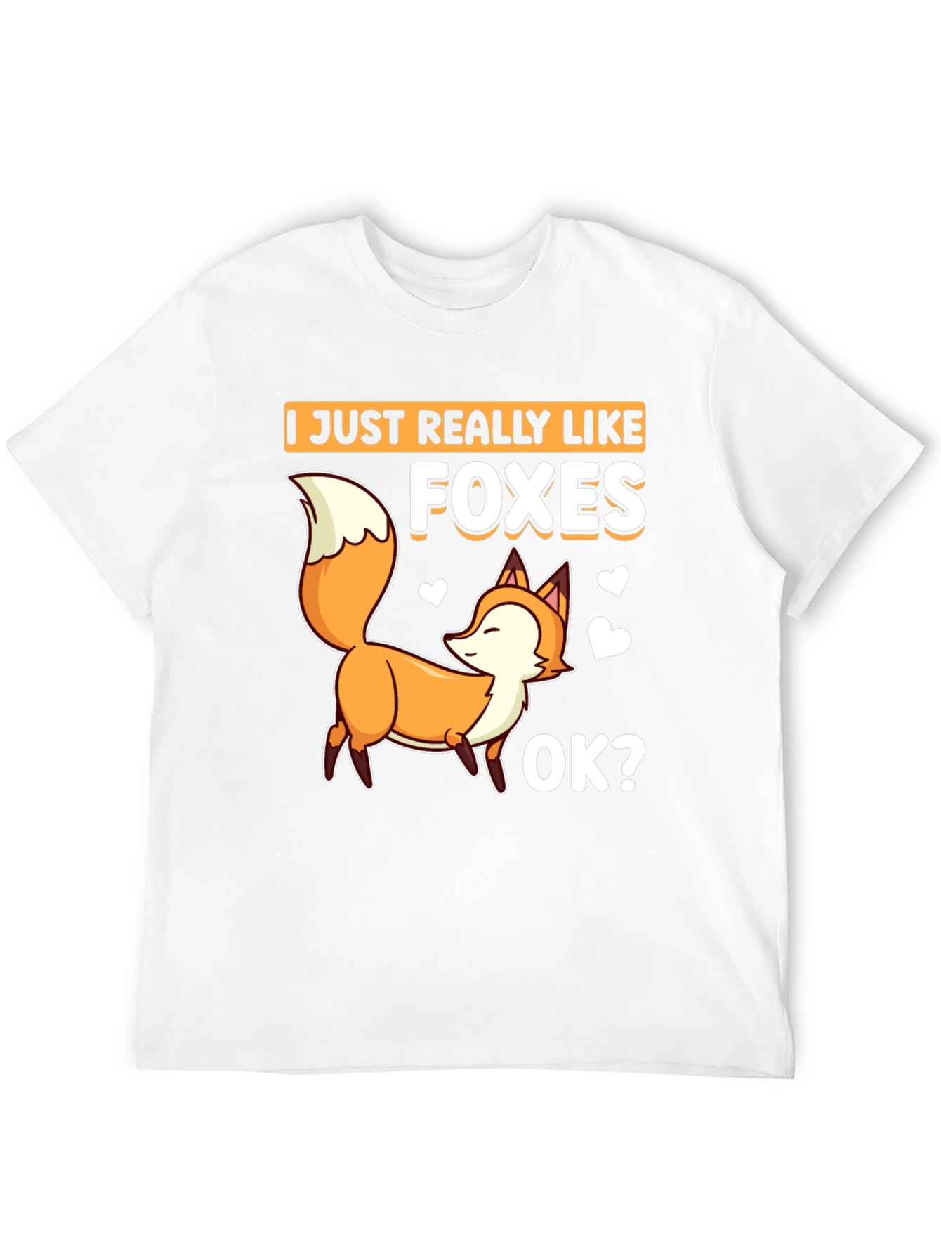 Black I Just Really Like Foxes T-Shirt view 12