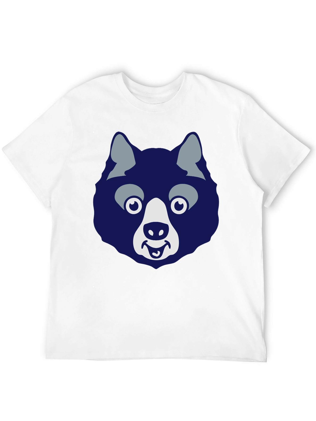 Black Funny Husky Graphic Tee - Men's Black T-Shirt view 12