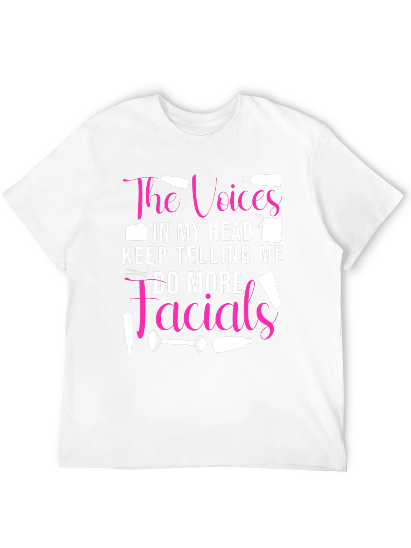 Voices in My Head Facials Graphic Tee - 12