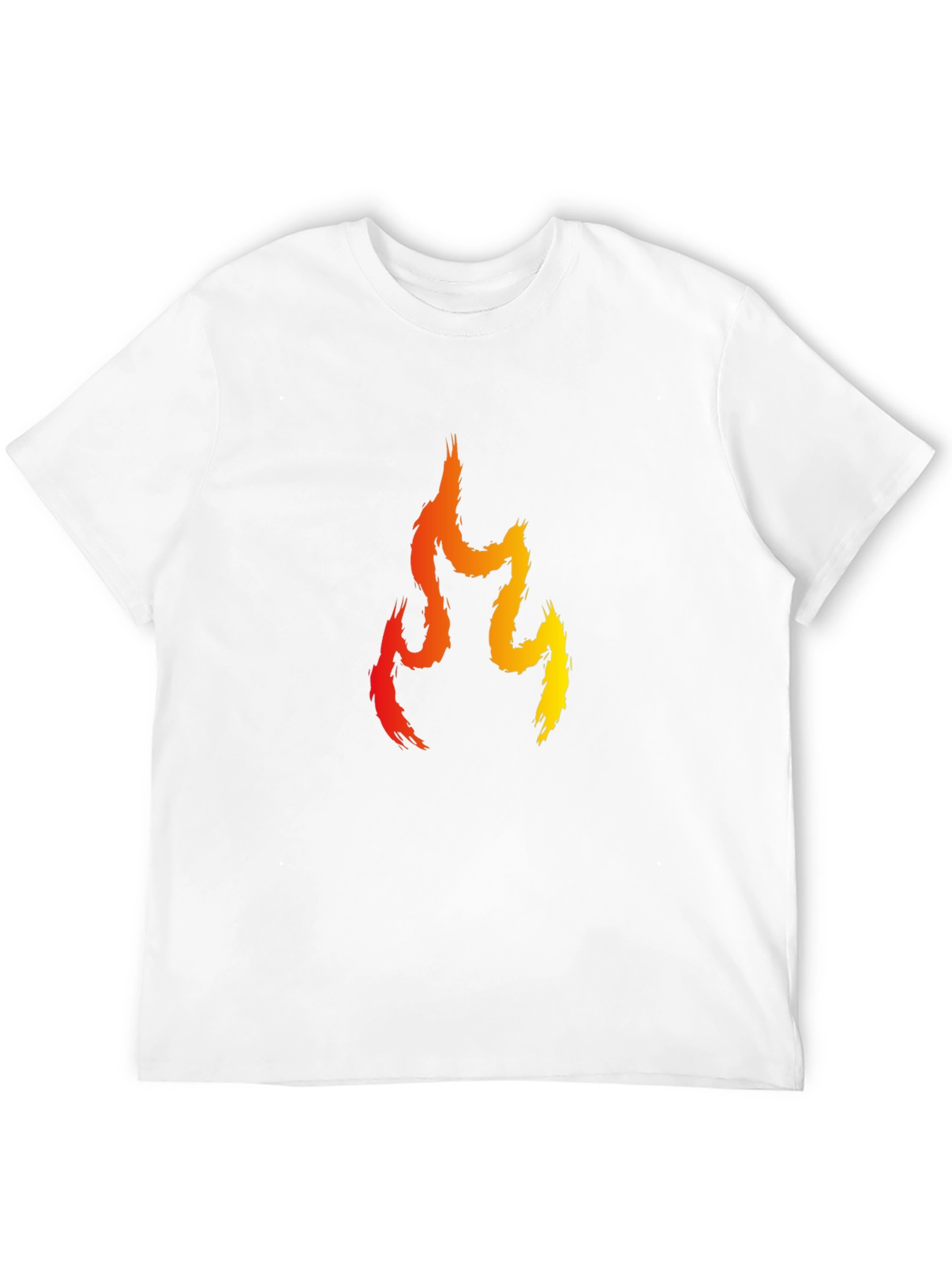 Flame Graphic Black T-Shirt - Stylish Casual Wear - 12