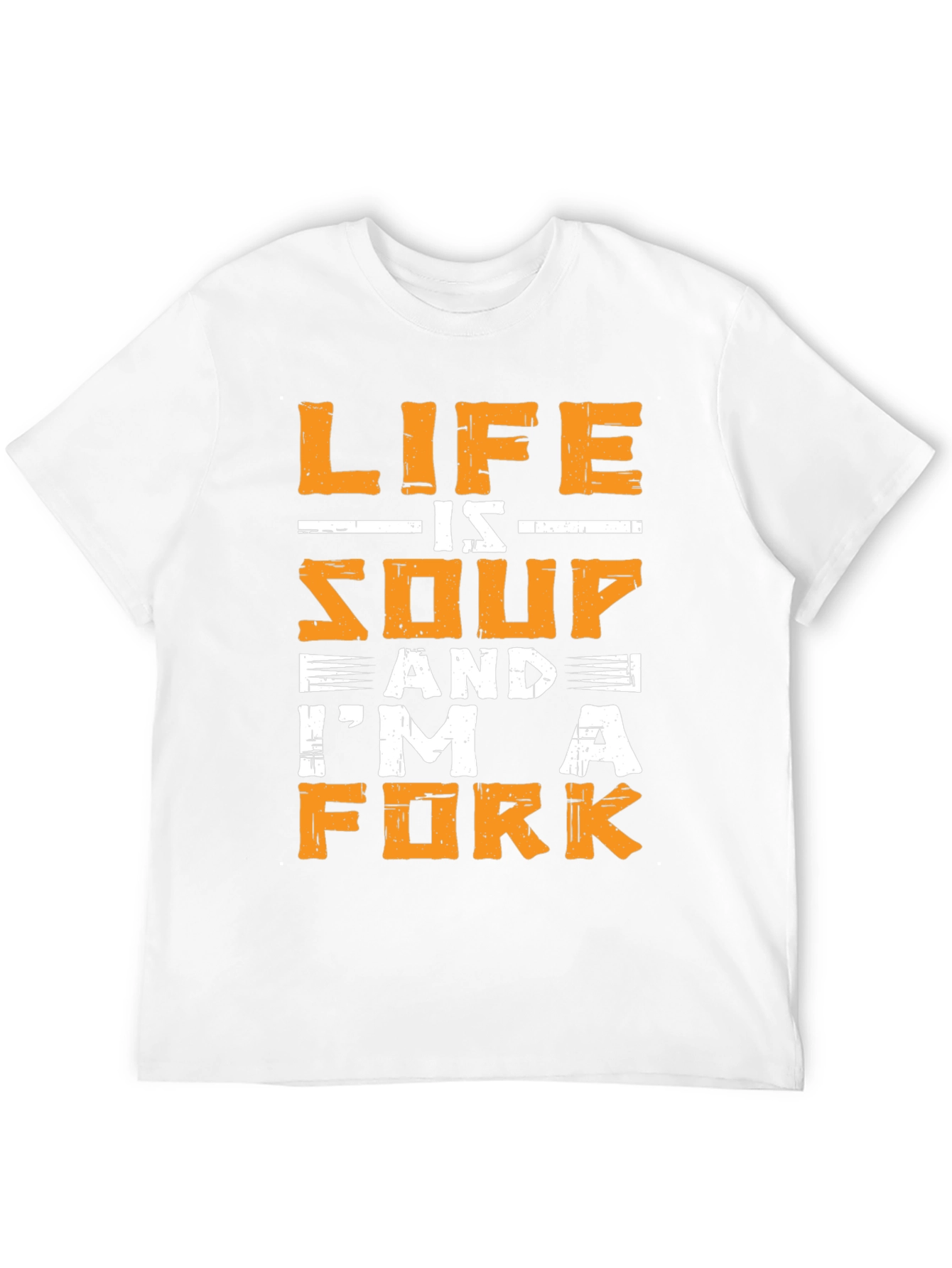 Black Life is Soup I'm a Fork Graphic T-Shirt view 12