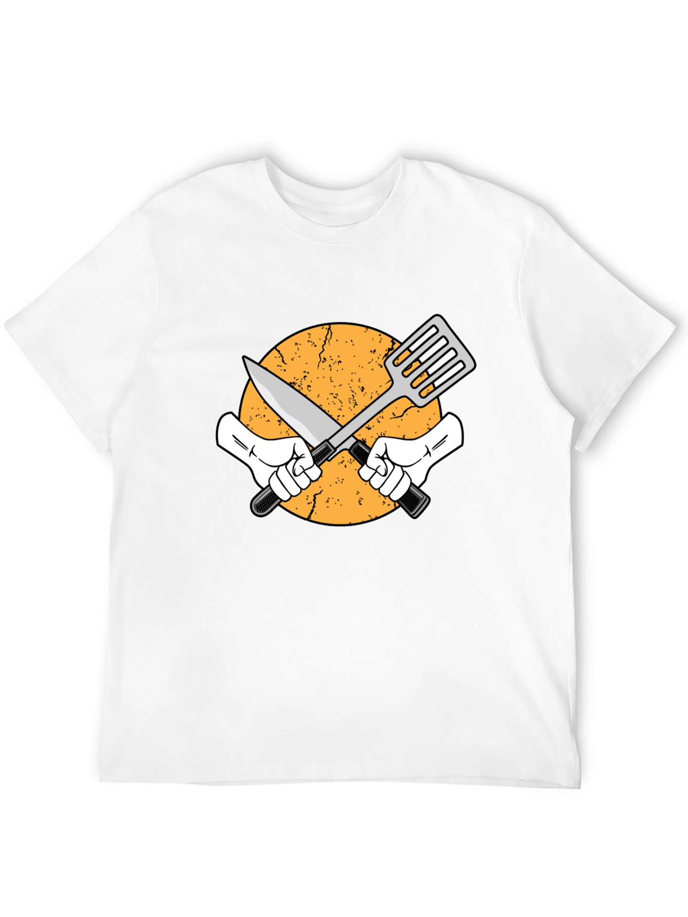 Black Chef's Tool T-Shirt - Culinary Design Tee view 12