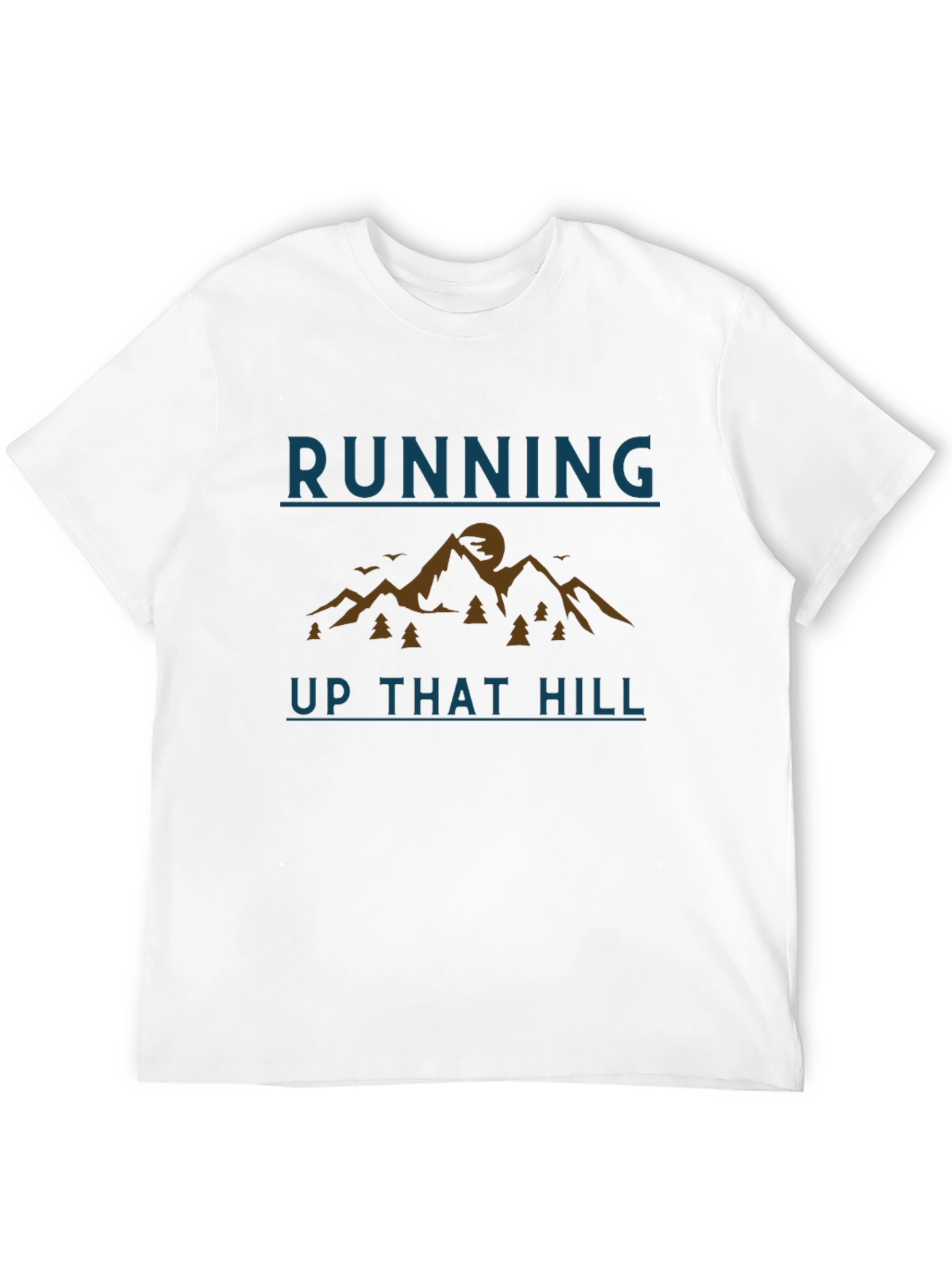 Black Running Up That Hill Black Graphic Tee view 12