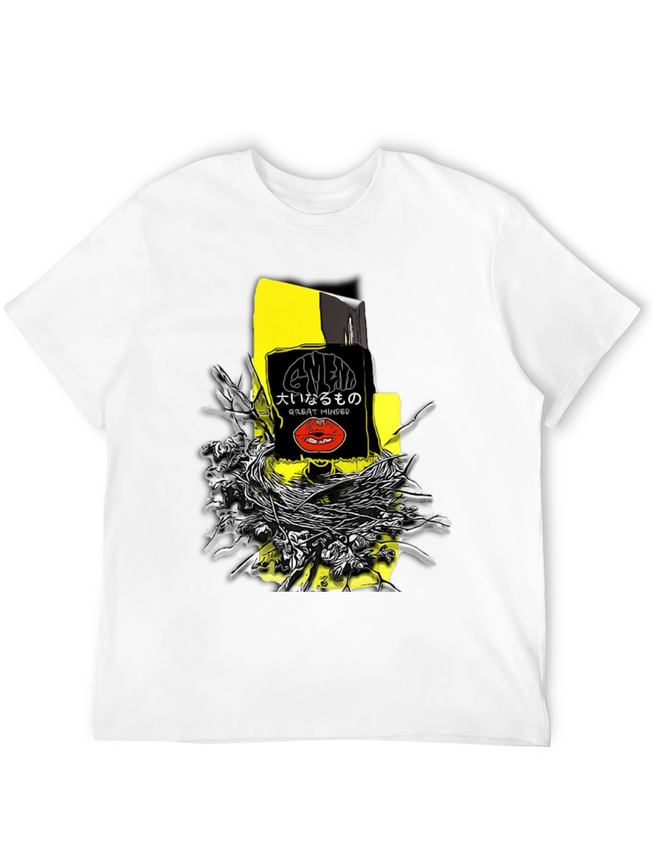 Black Unique Graphic T-Shirt - Great Minded Design view 12