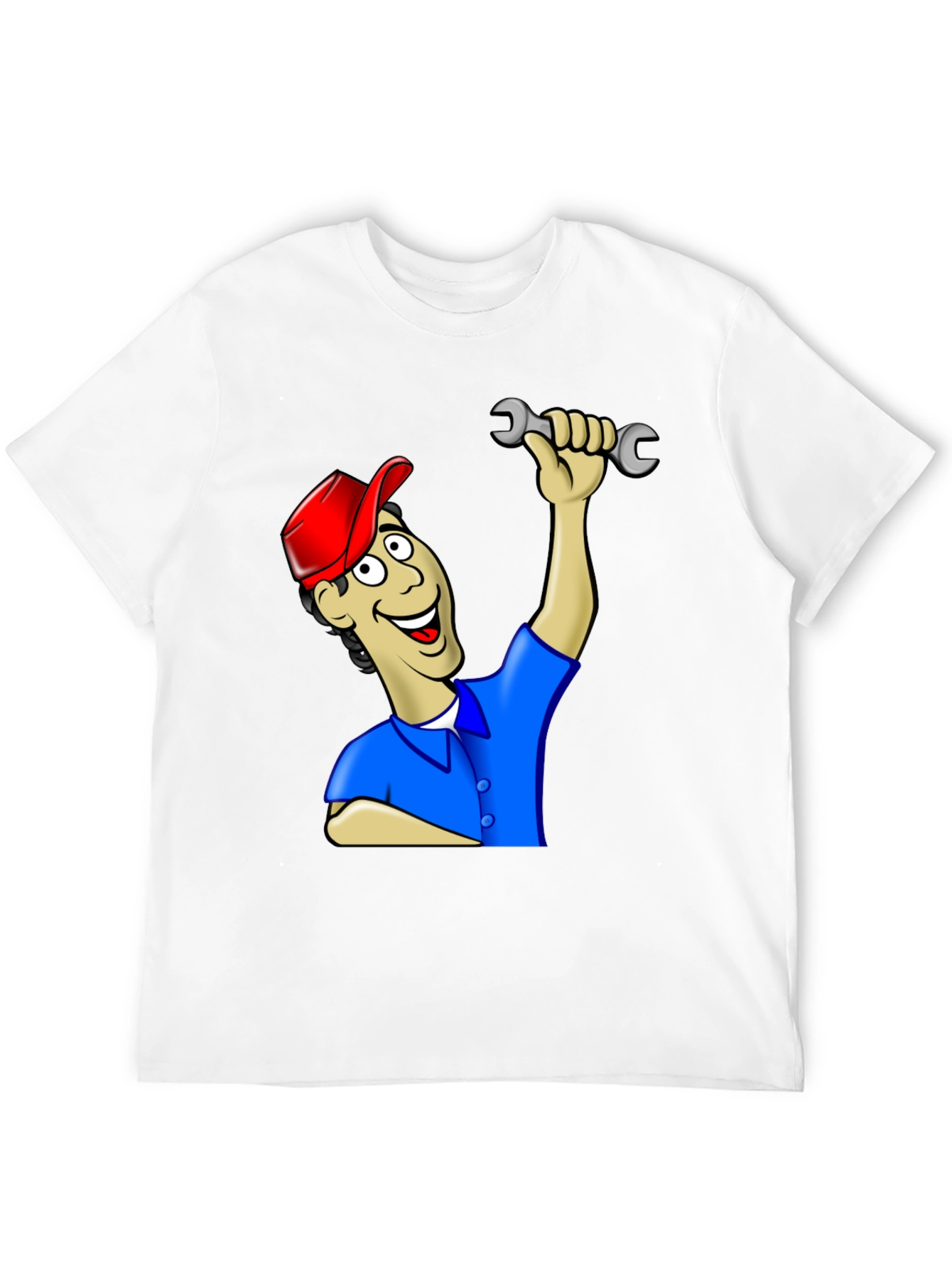 Cartoon Mechanic T-Shirt - 12