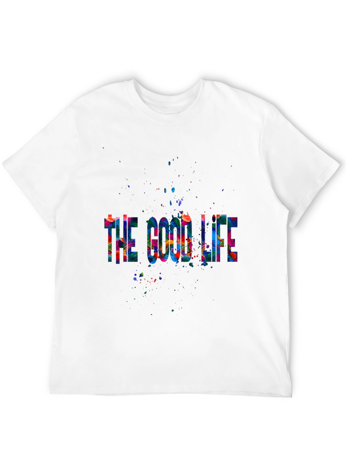 Black The Good Life Graphic Tee - Stylish Artistic Design view 12