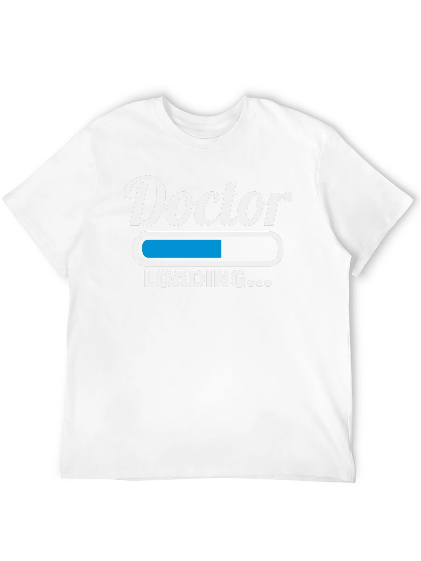 Black Doctor Loading Funny Graphic T-Shirt view 12