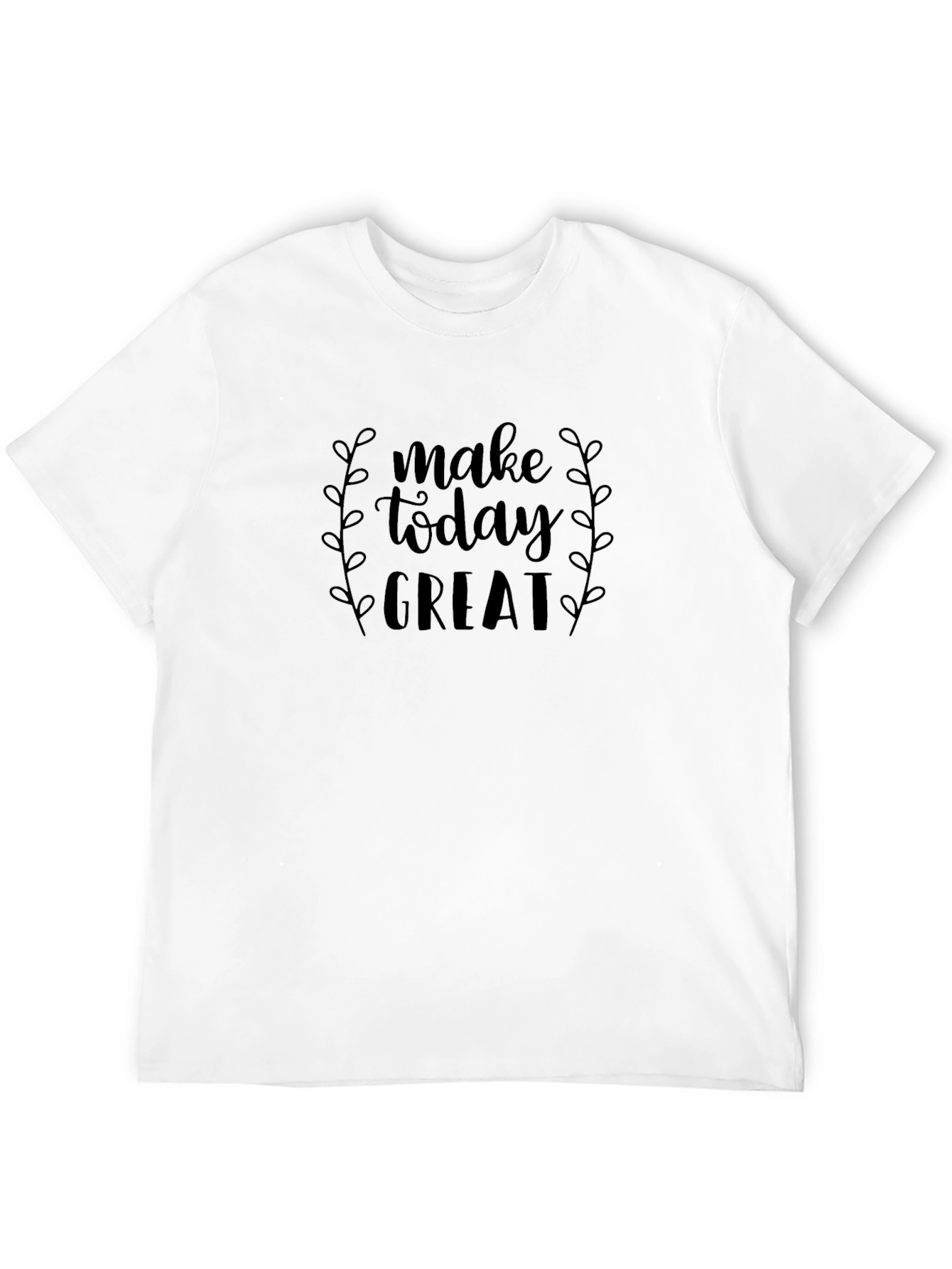 Black Make Today Great Graphic Tee - Black view 12
