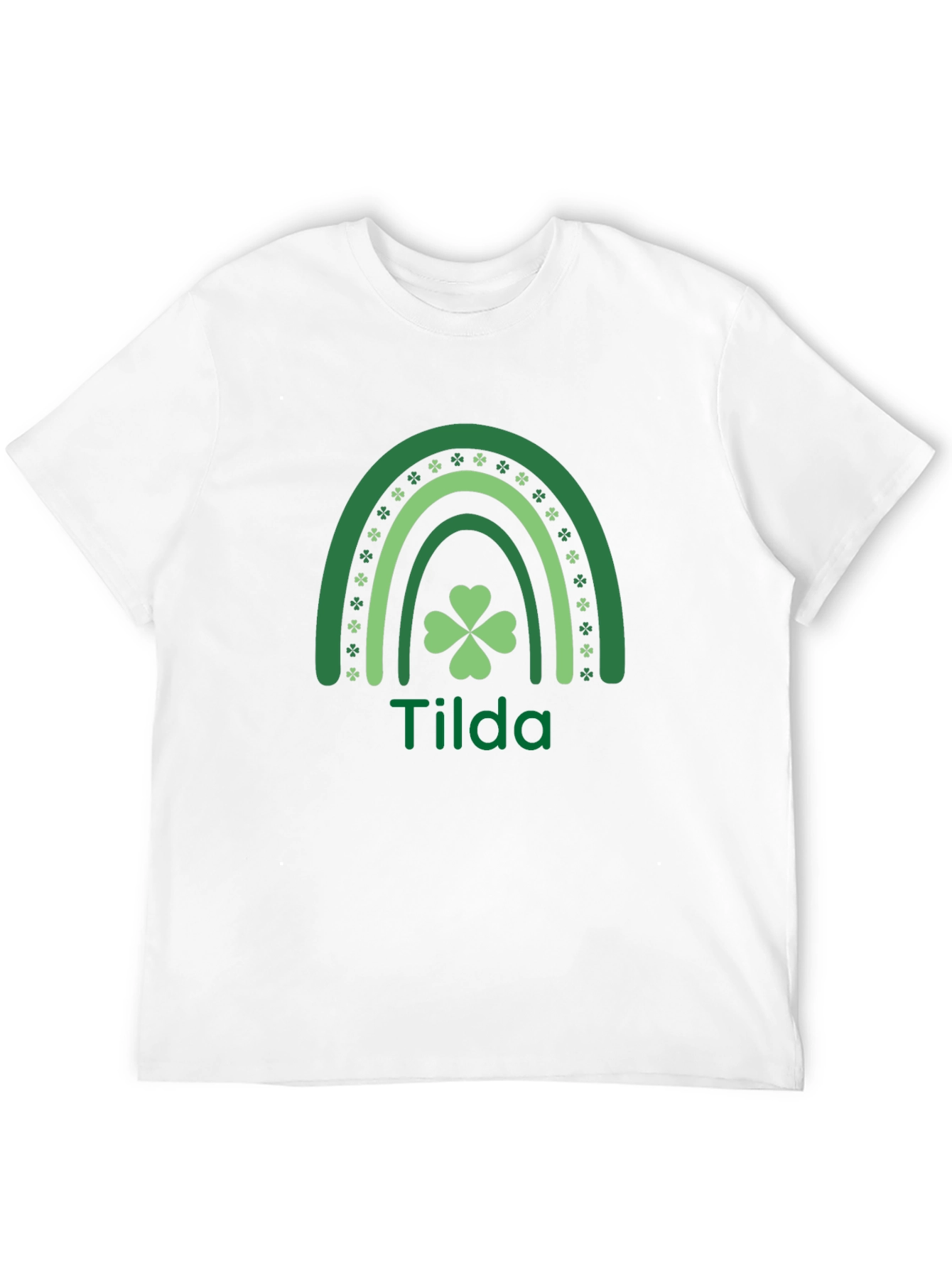 Tilda St. Patrick's Day Clover Rainbow T-Shirt - 12