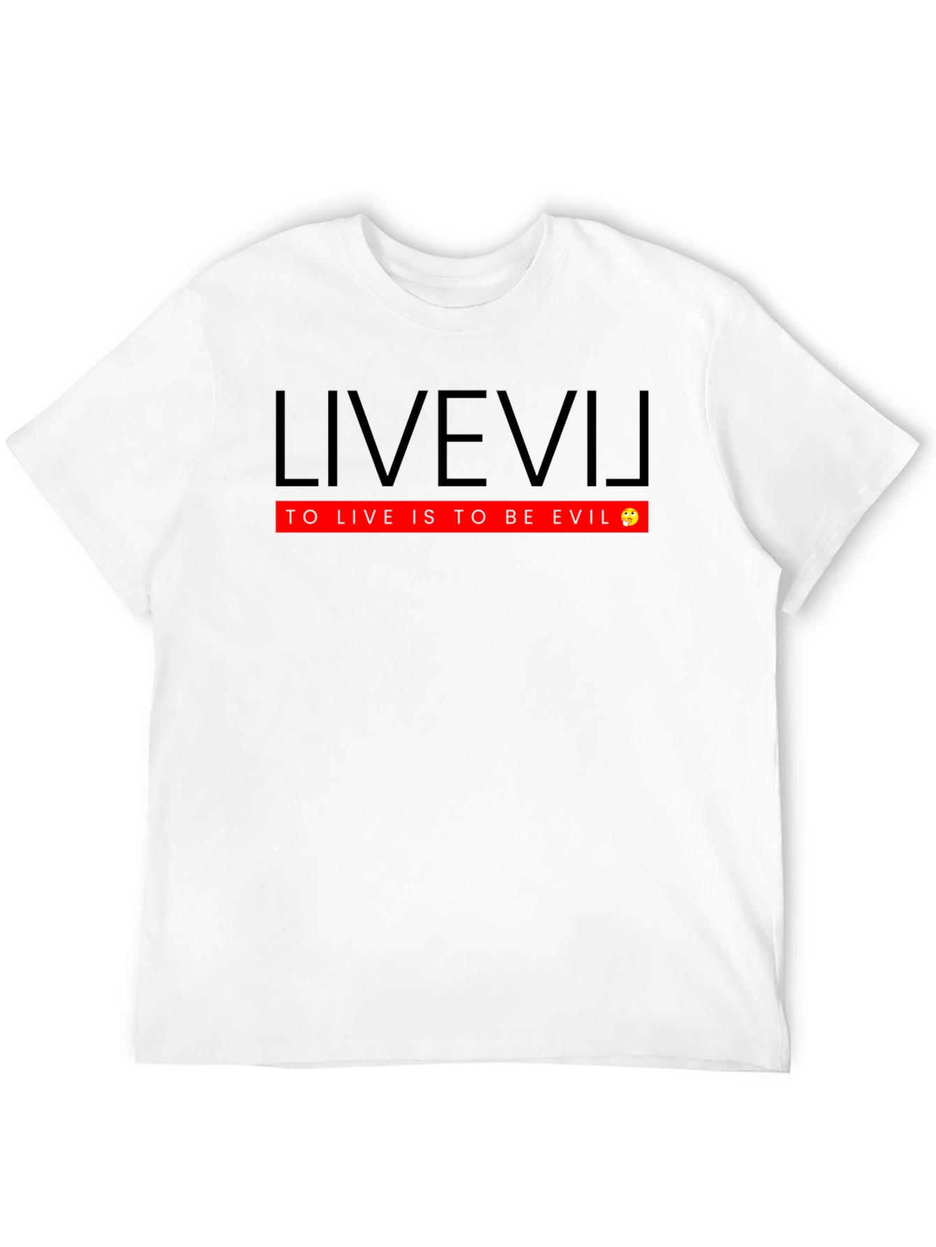 Black Live VU Evil Graphic Tee - Mens Black Cotton T-Shirt view 12