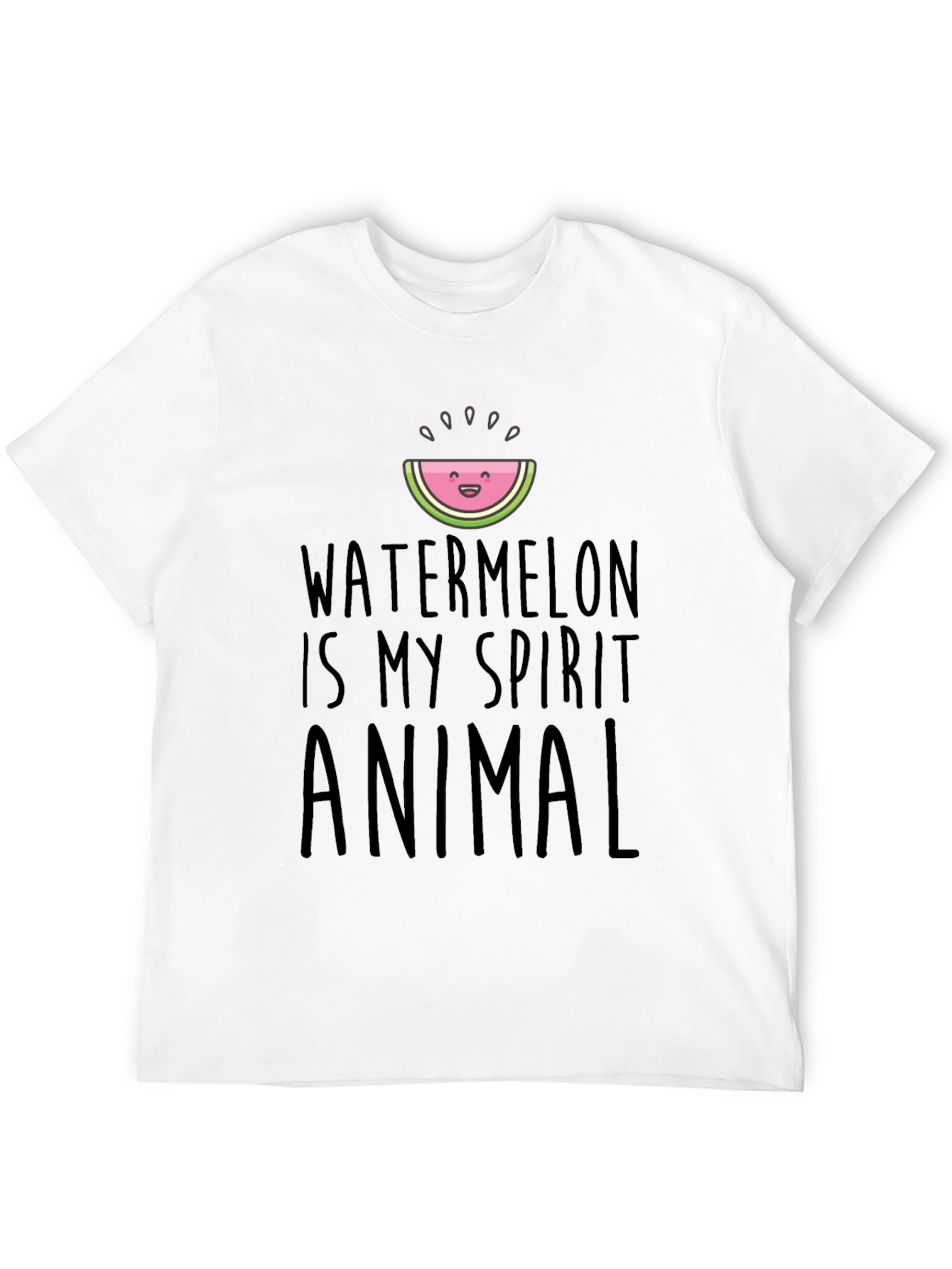 Black Watermelon Spirit Animal Graphic Tee view 12