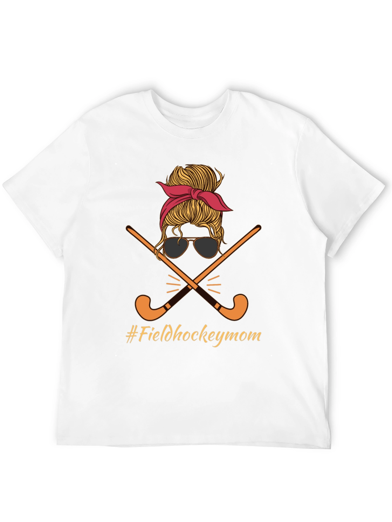 Black Field Hockey Mom Graphic Tee view 12