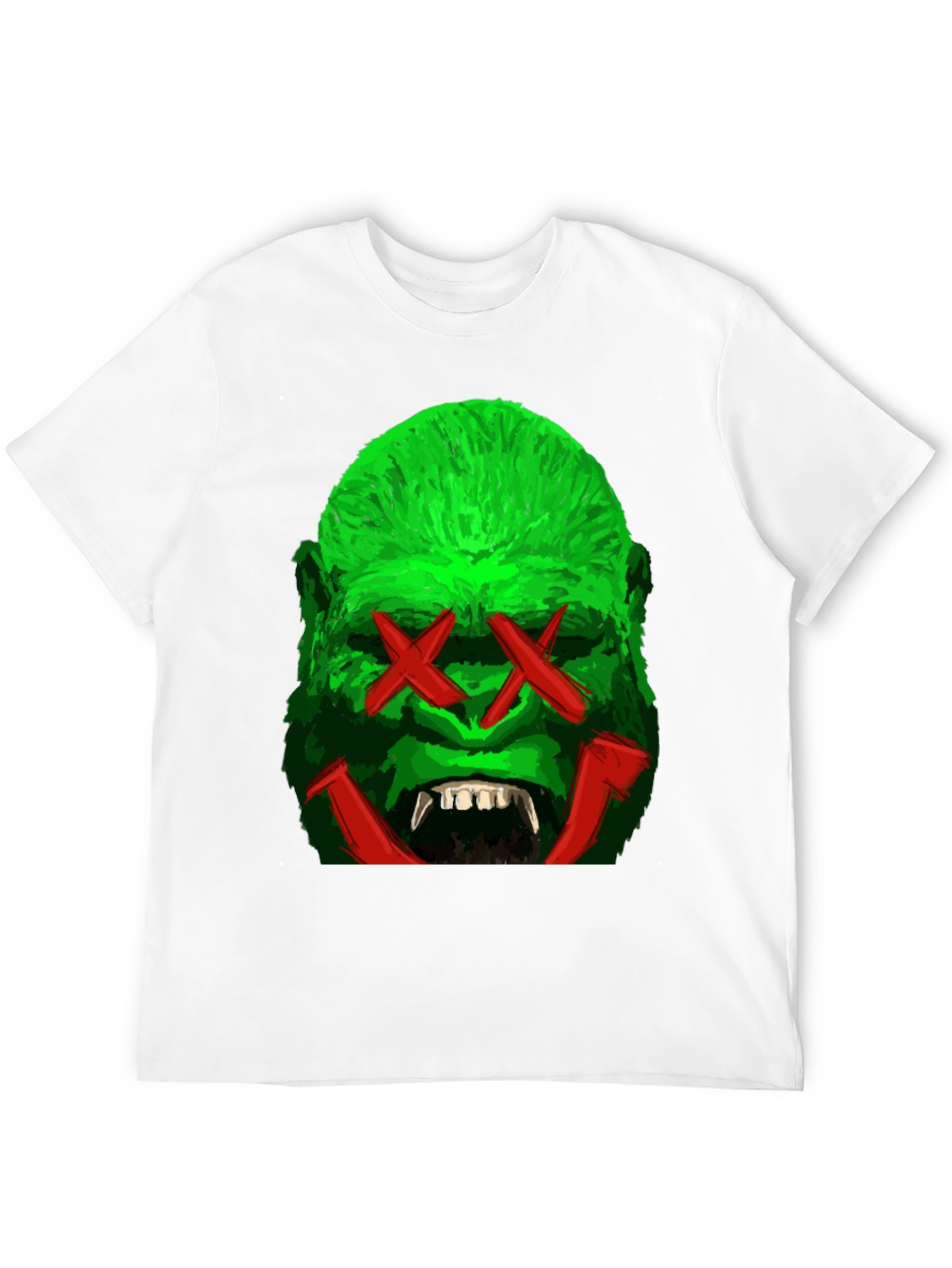 Black Green Gorilla Graphic Tee view 12