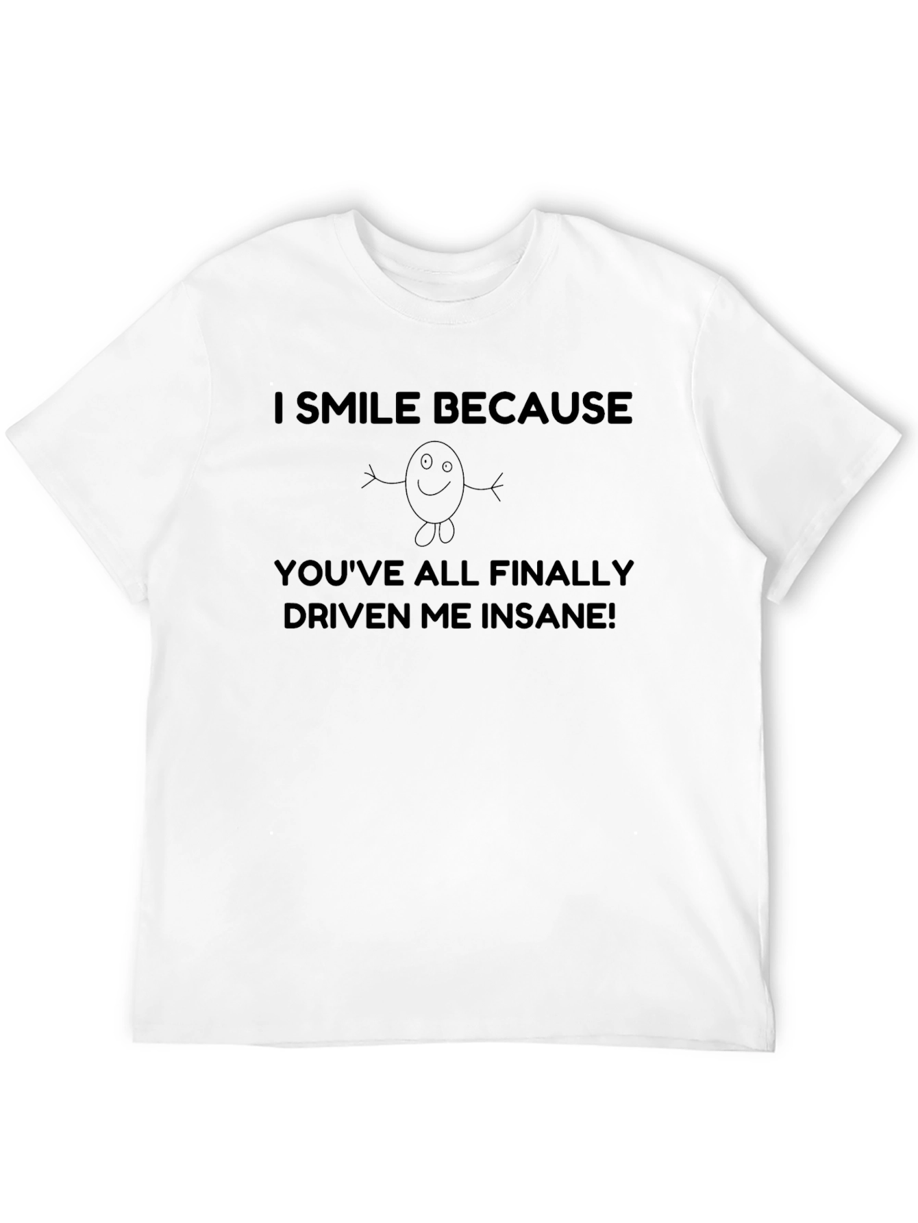 Black Insane Driven Funny Graphic T-Shirt view 12