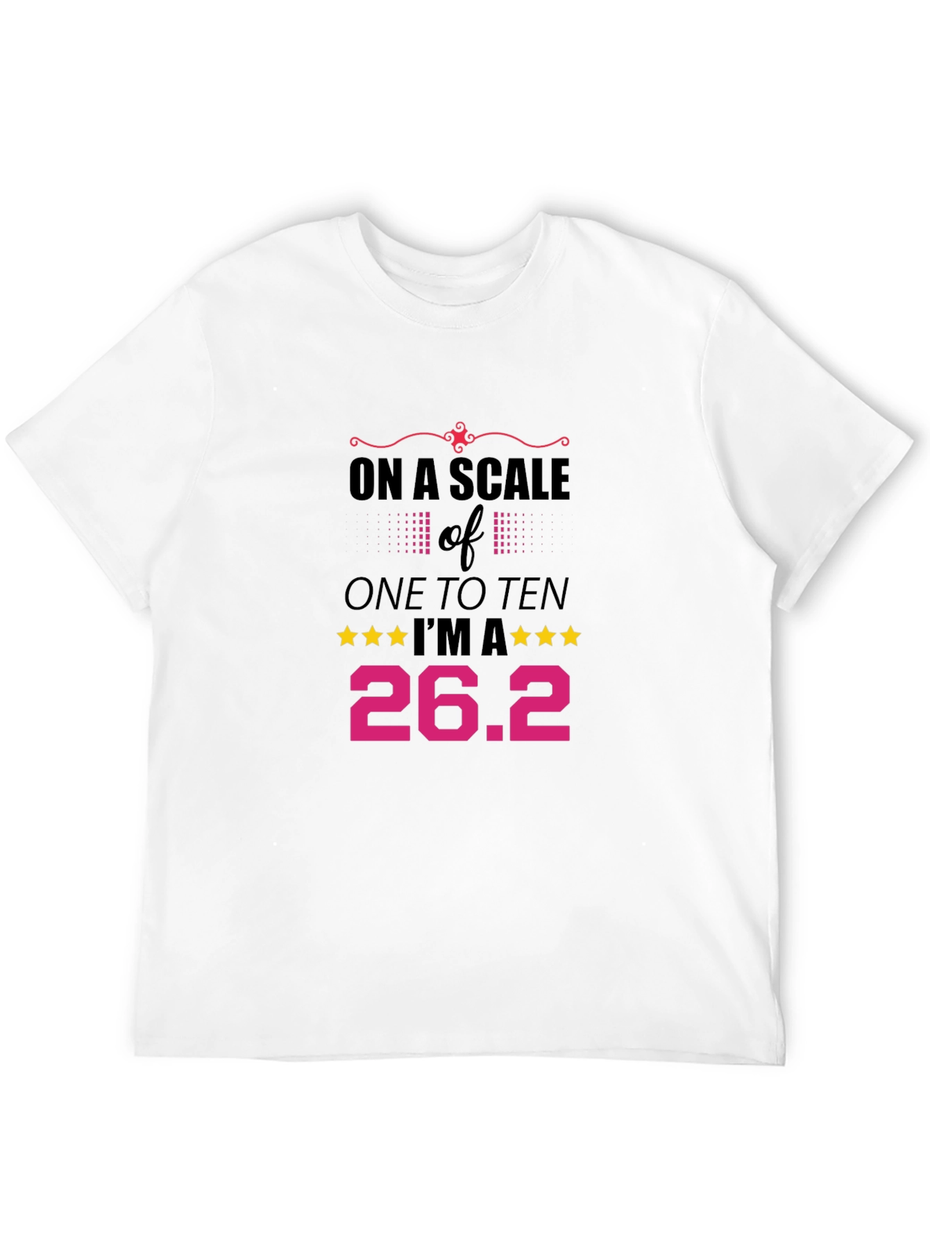 Black 26.2 Marathon Runner T-Shirt - On a Scale of One to Ten view 12