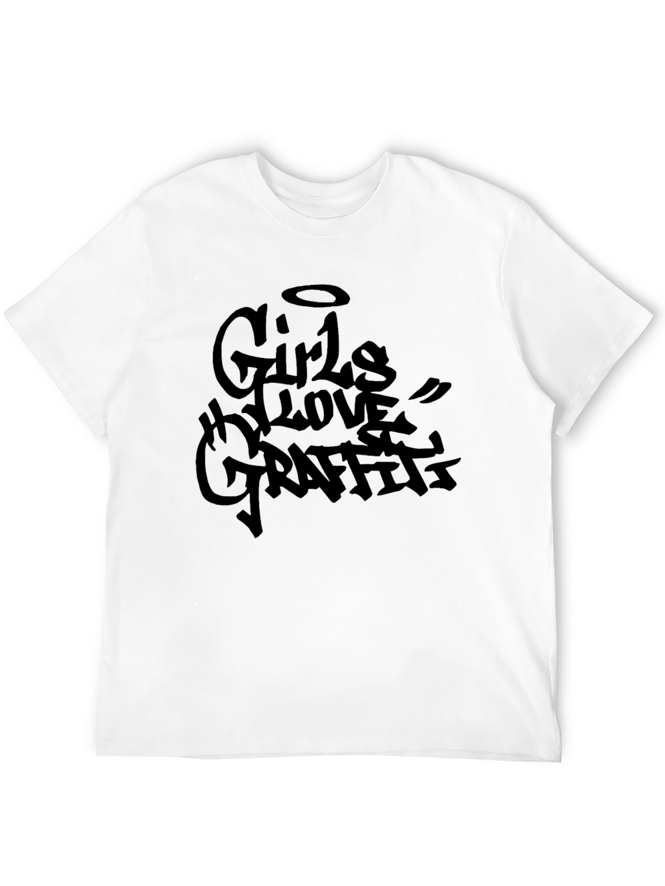 Black Girls Love Graffiti Black T-Shirt view 12