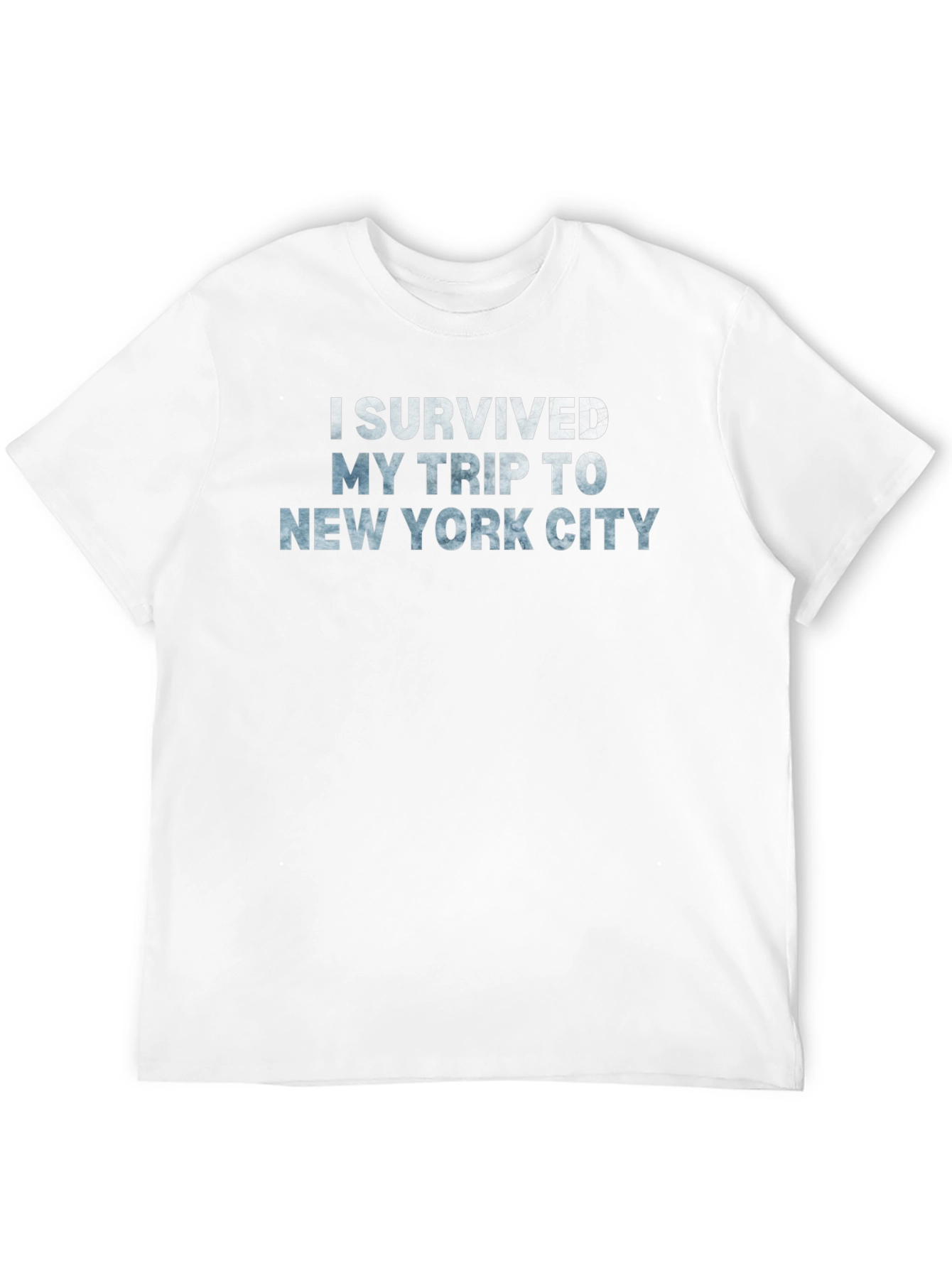 Black I Survived My Trip to New York City T-Shirt view 12