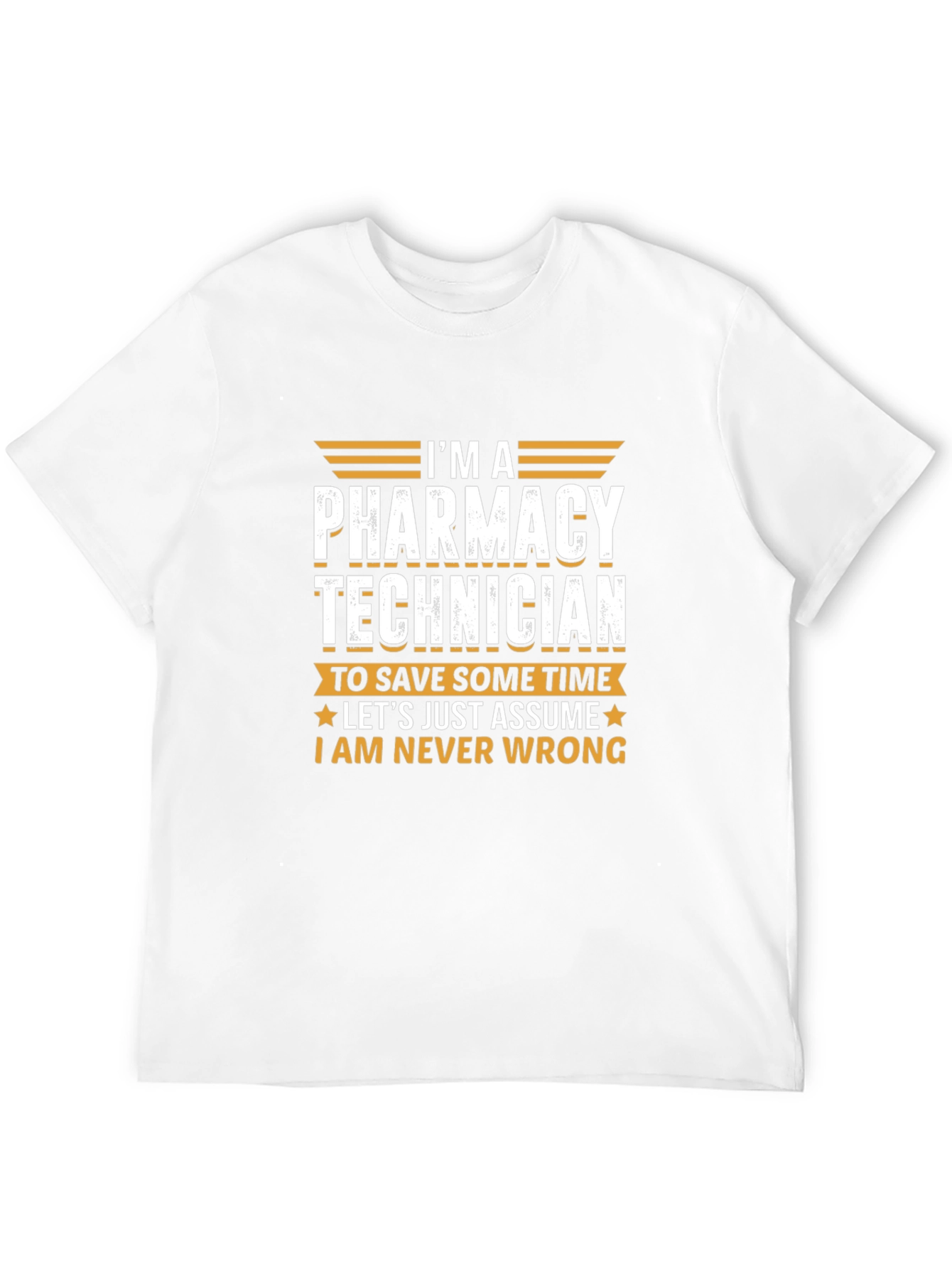 Black Pharmacy Technician T-Shirt - Never Wrong Funny Tee view 12