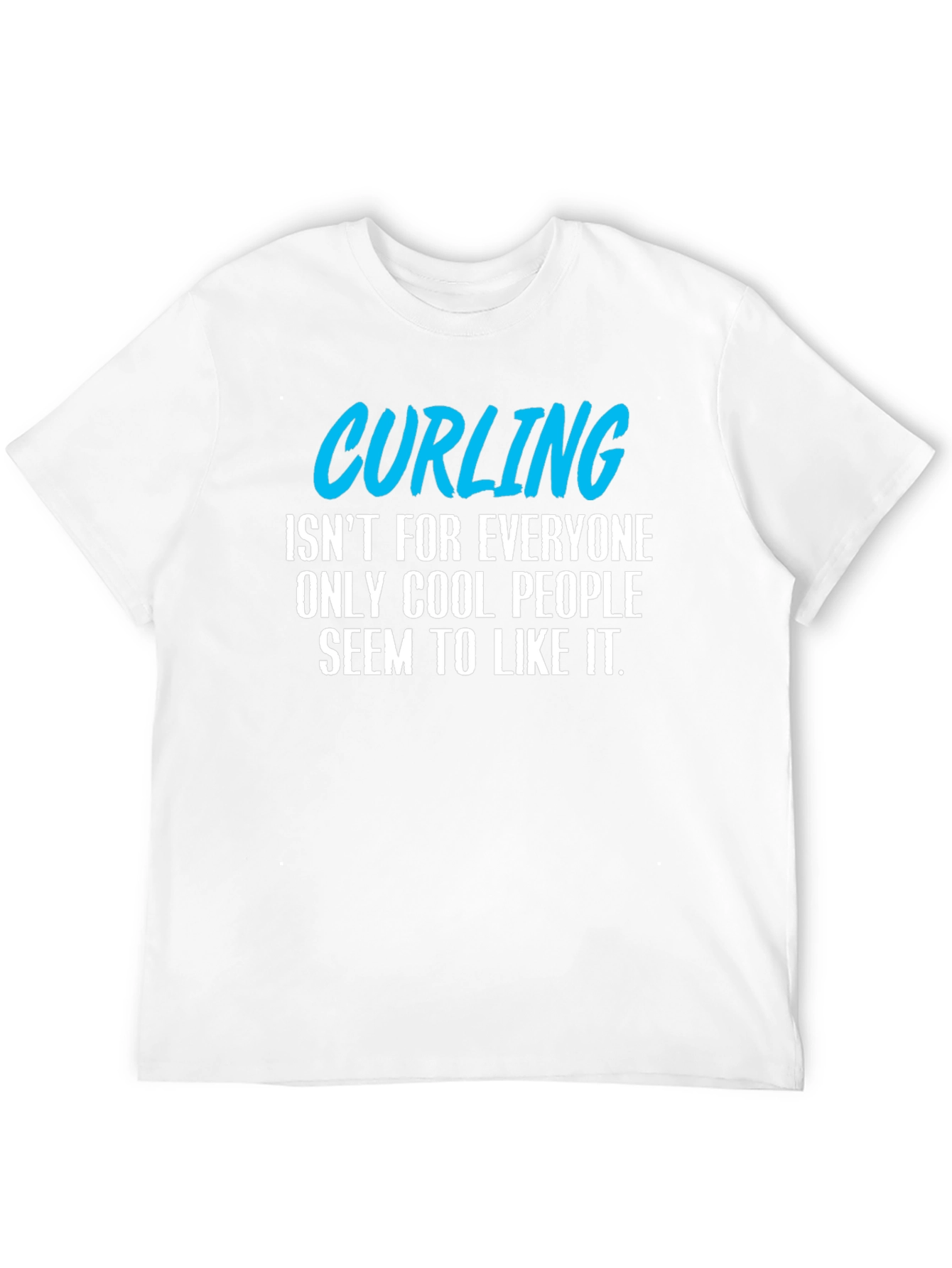Black Cool People Curling T-Shirt view 12