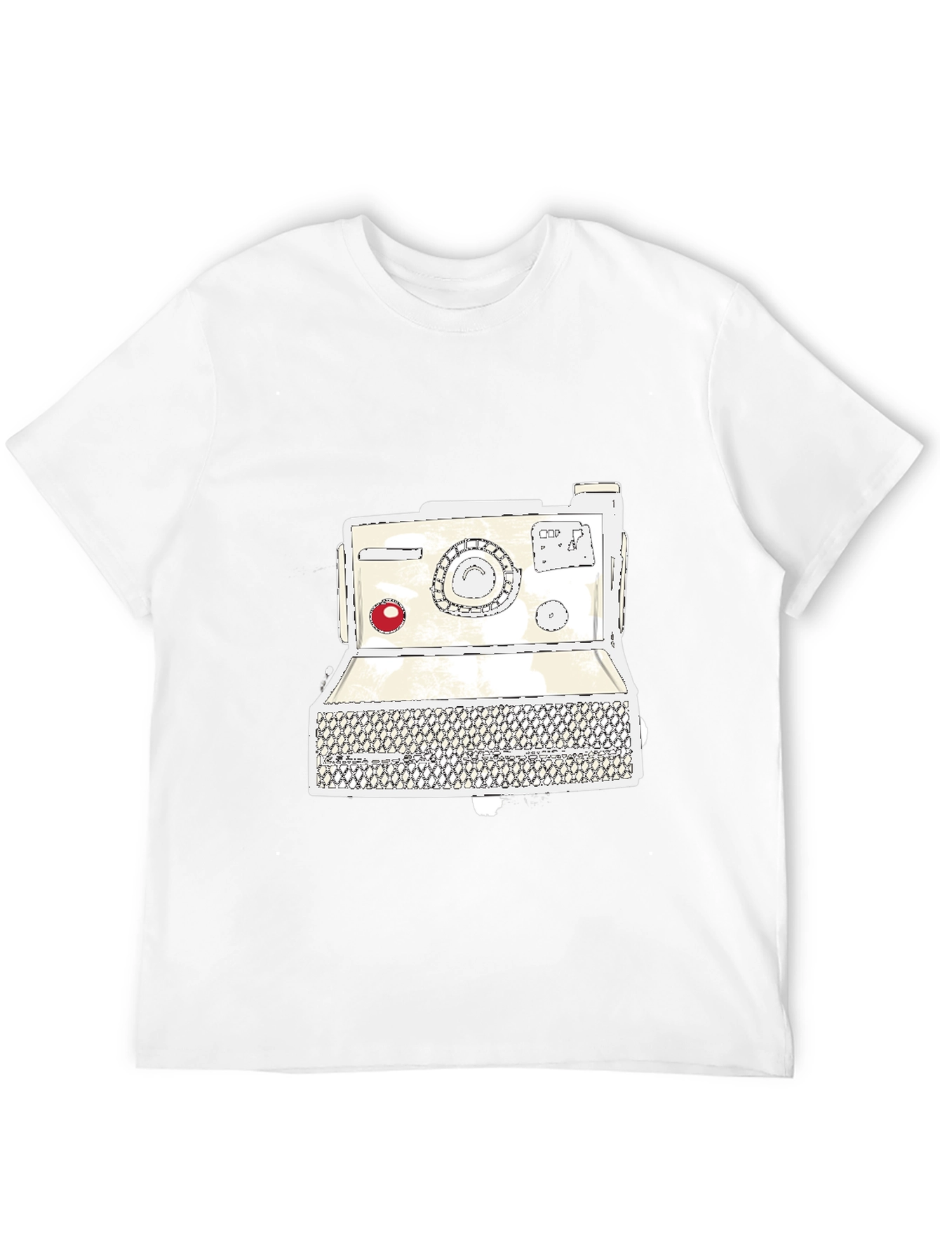 Black Vintage Camera Graphic Tee - Retro Style view 12