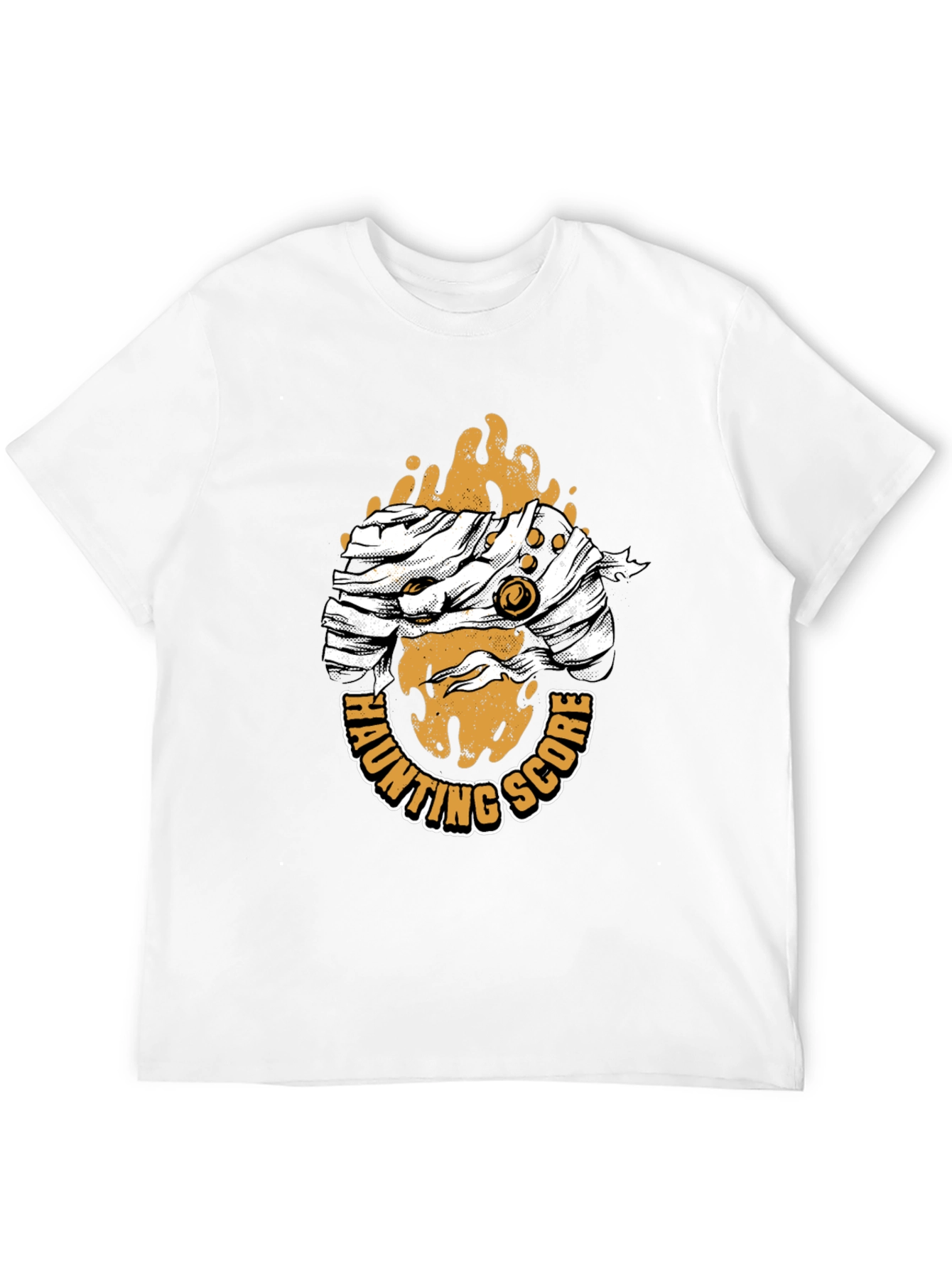 Black Haunting Score Mummy Graphic Black T-Shirt view 12