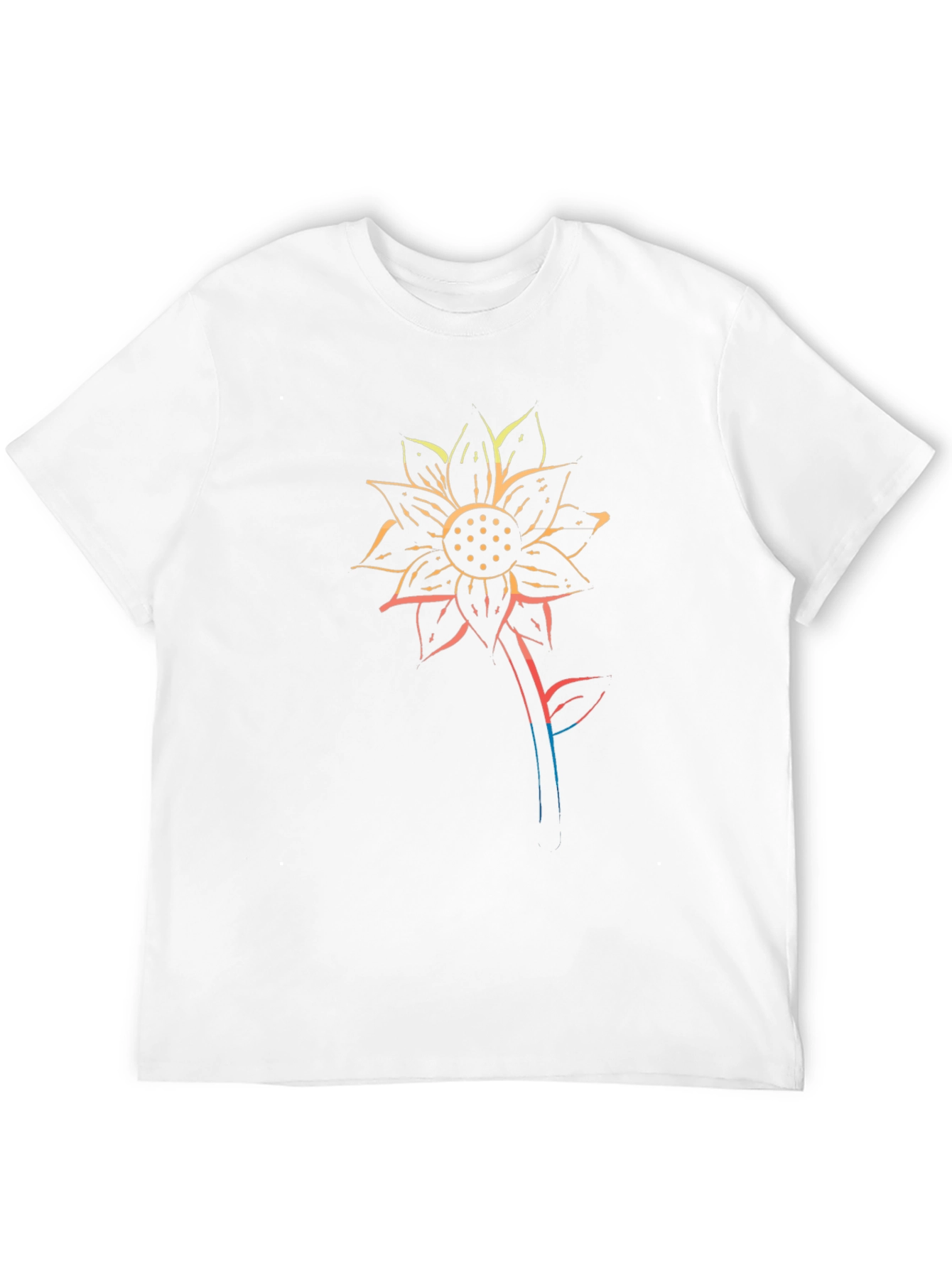 Black Sunflower Graphic Black T-Shirt view 12